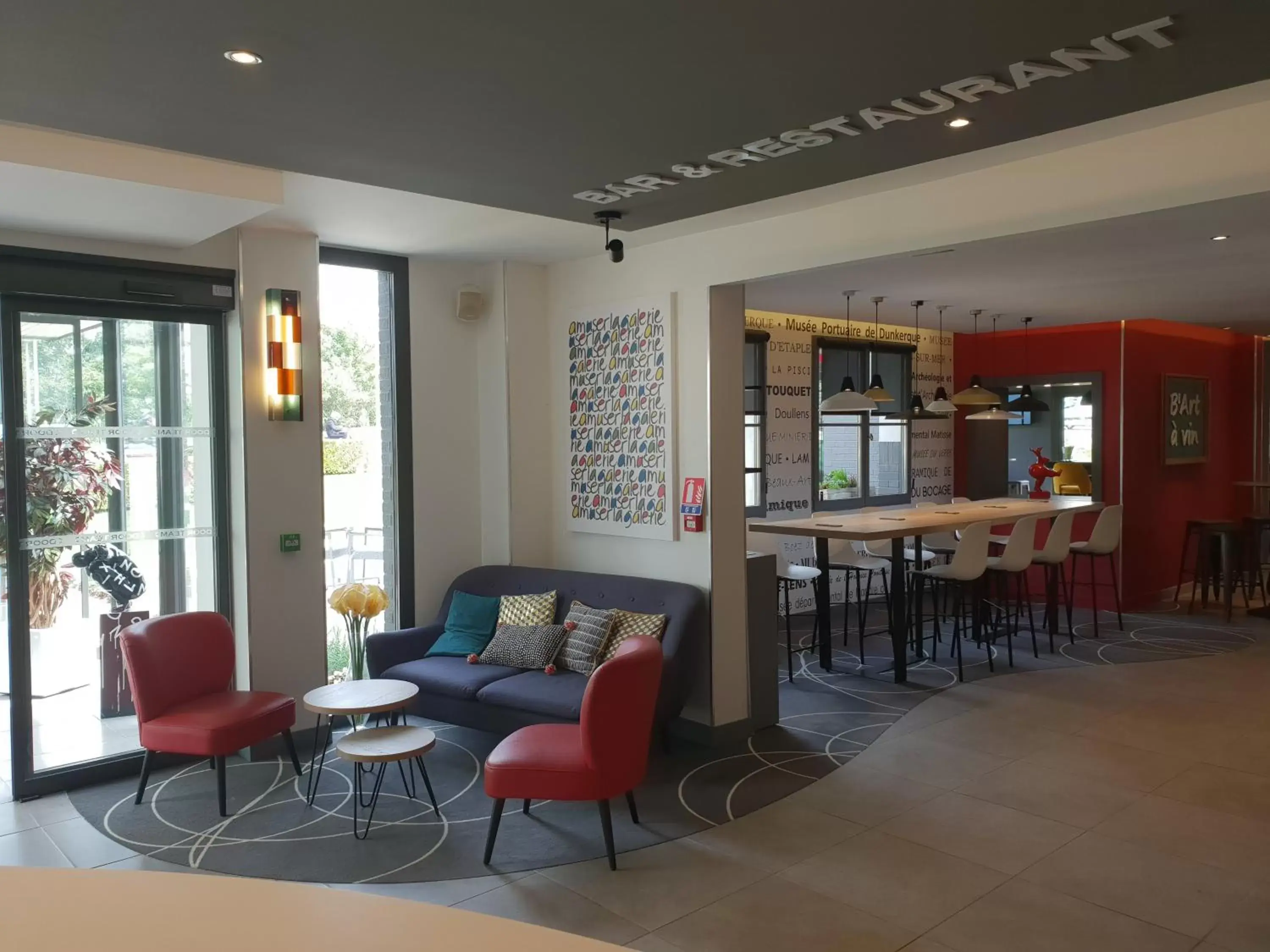 Living room in ibis Styles Douai Gare Gayant Expo