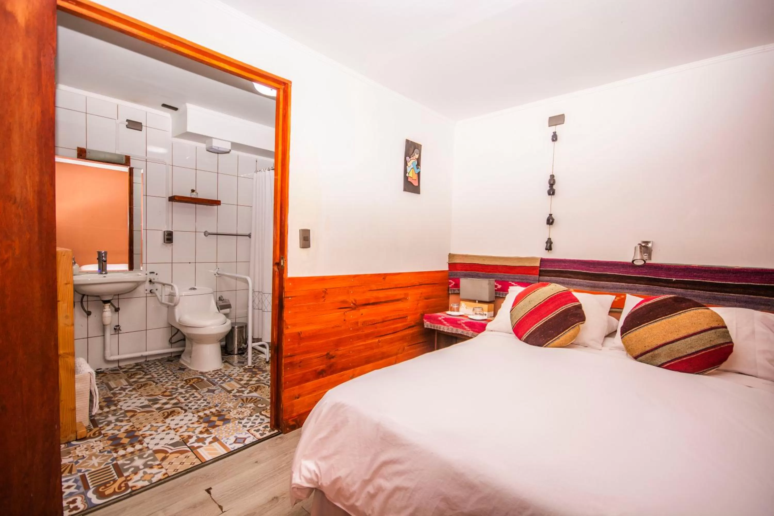 Bed in Hotel Casa Algarrobo