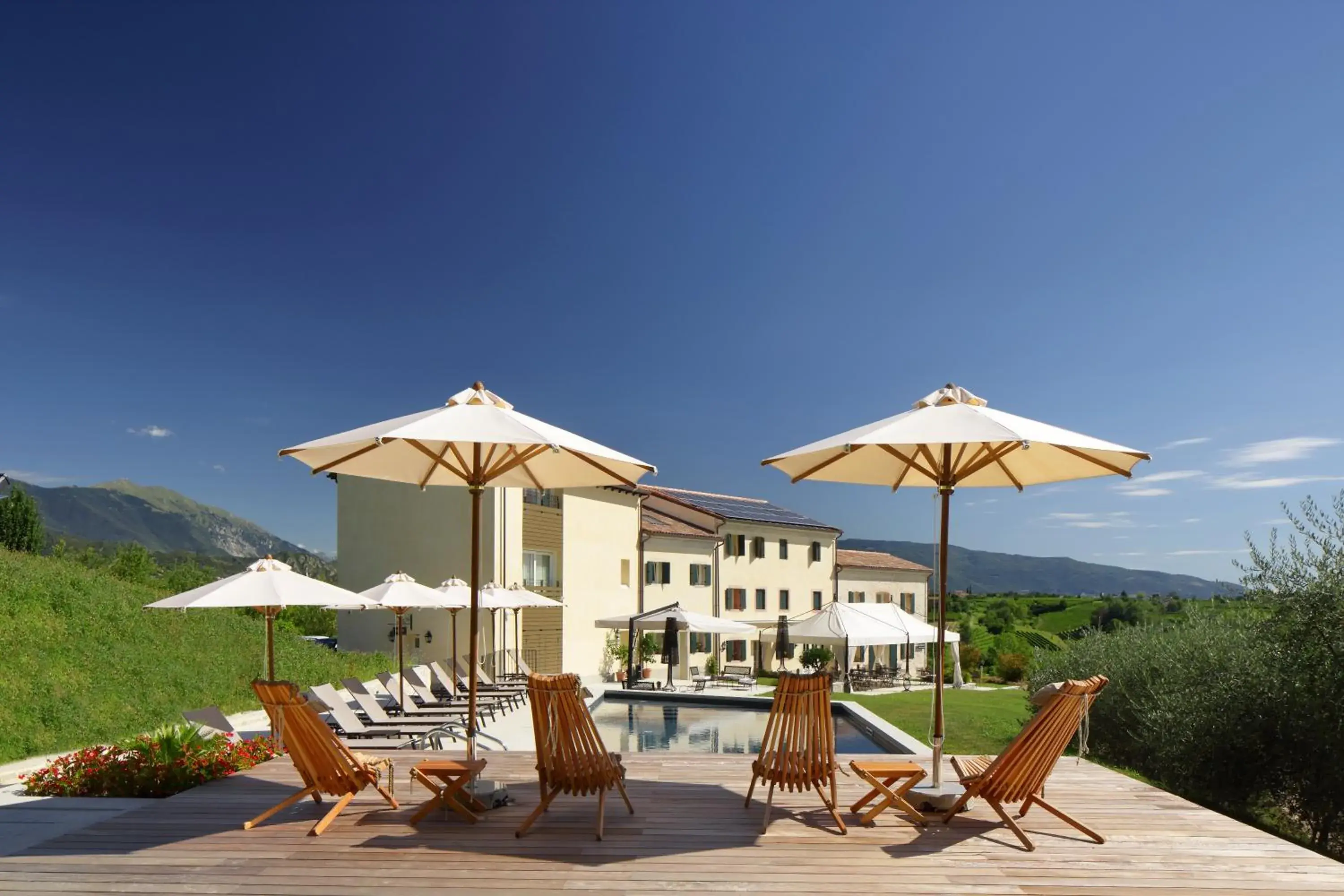 Pool view in Colonìa Resort