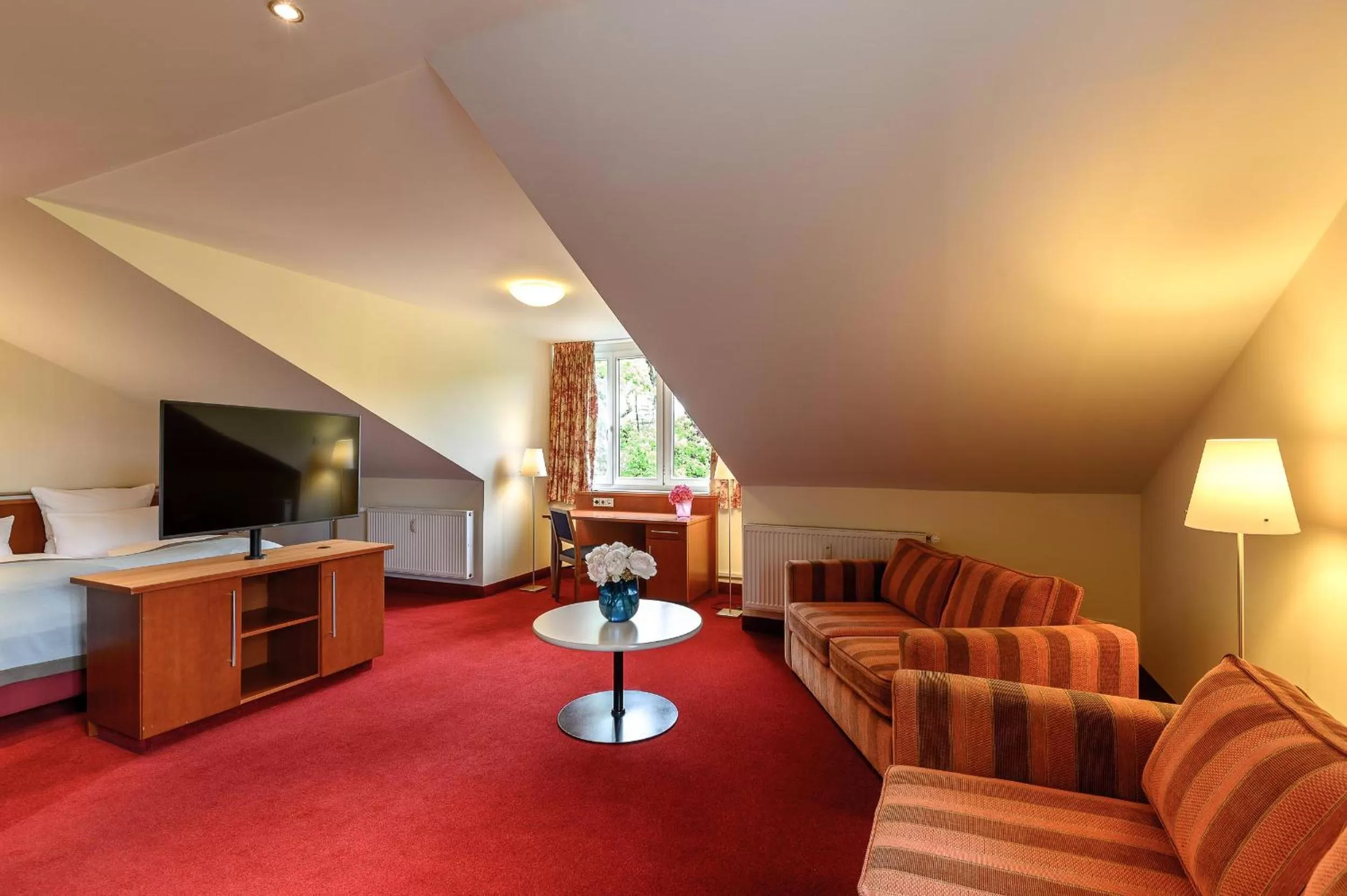 Bed in Parkhotel Rothof