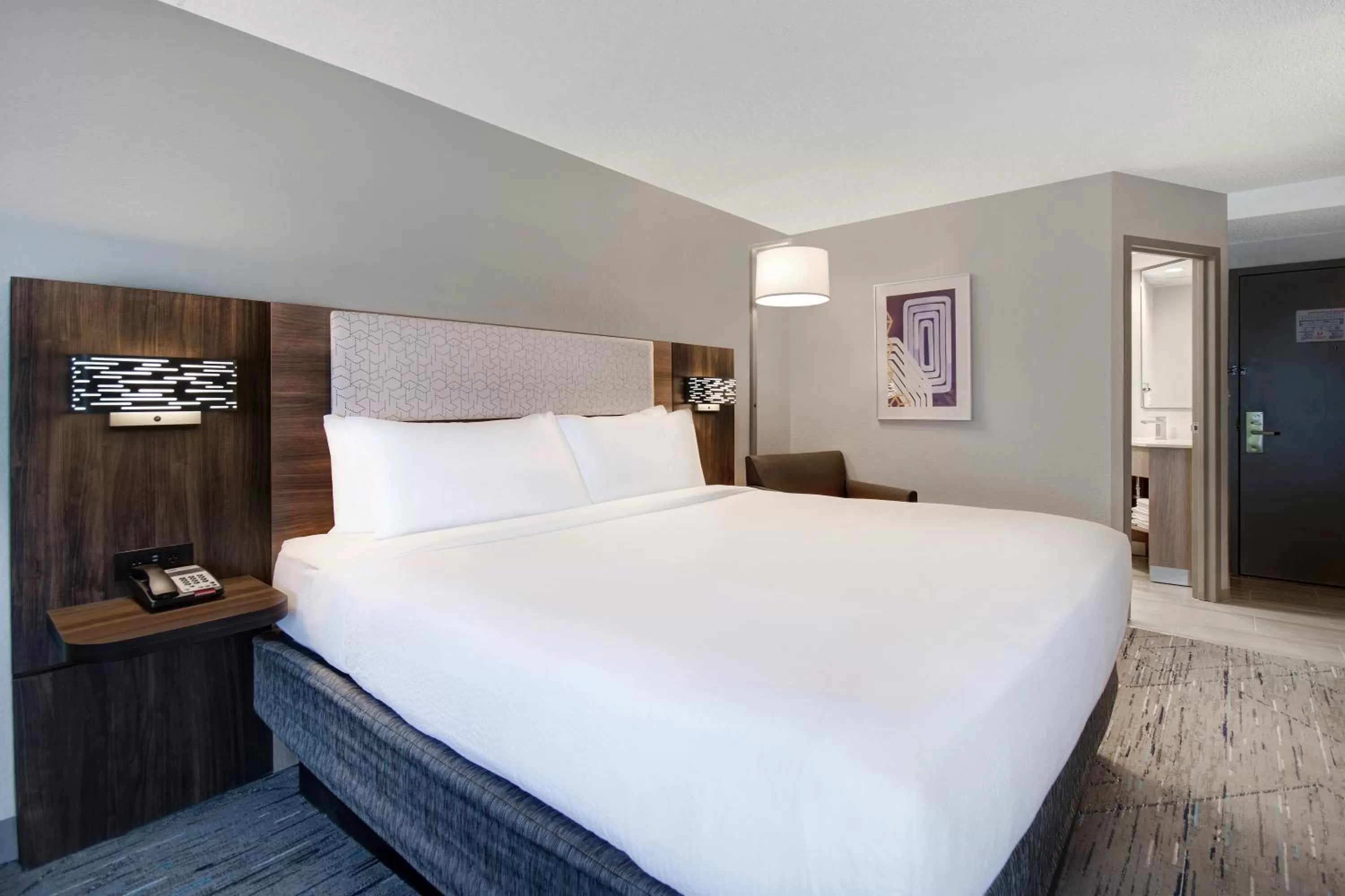 Bedroom, Bed in Holiday Inn Express Rochester - University Area by IHG