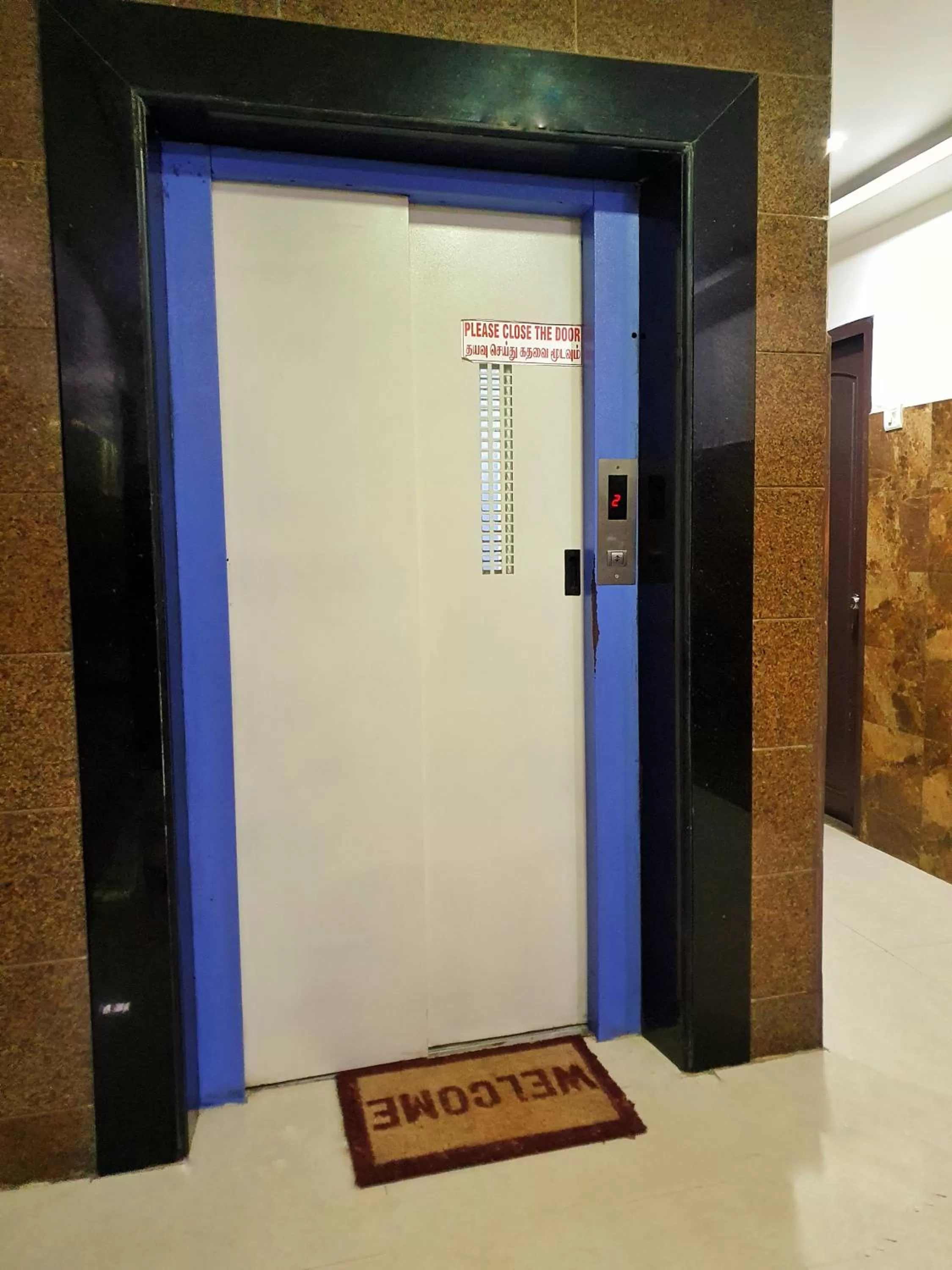 elevator in BHIMAS INN -Puratchi Thalaivar Dr M G Ramachandran Central Railway Station Chennai