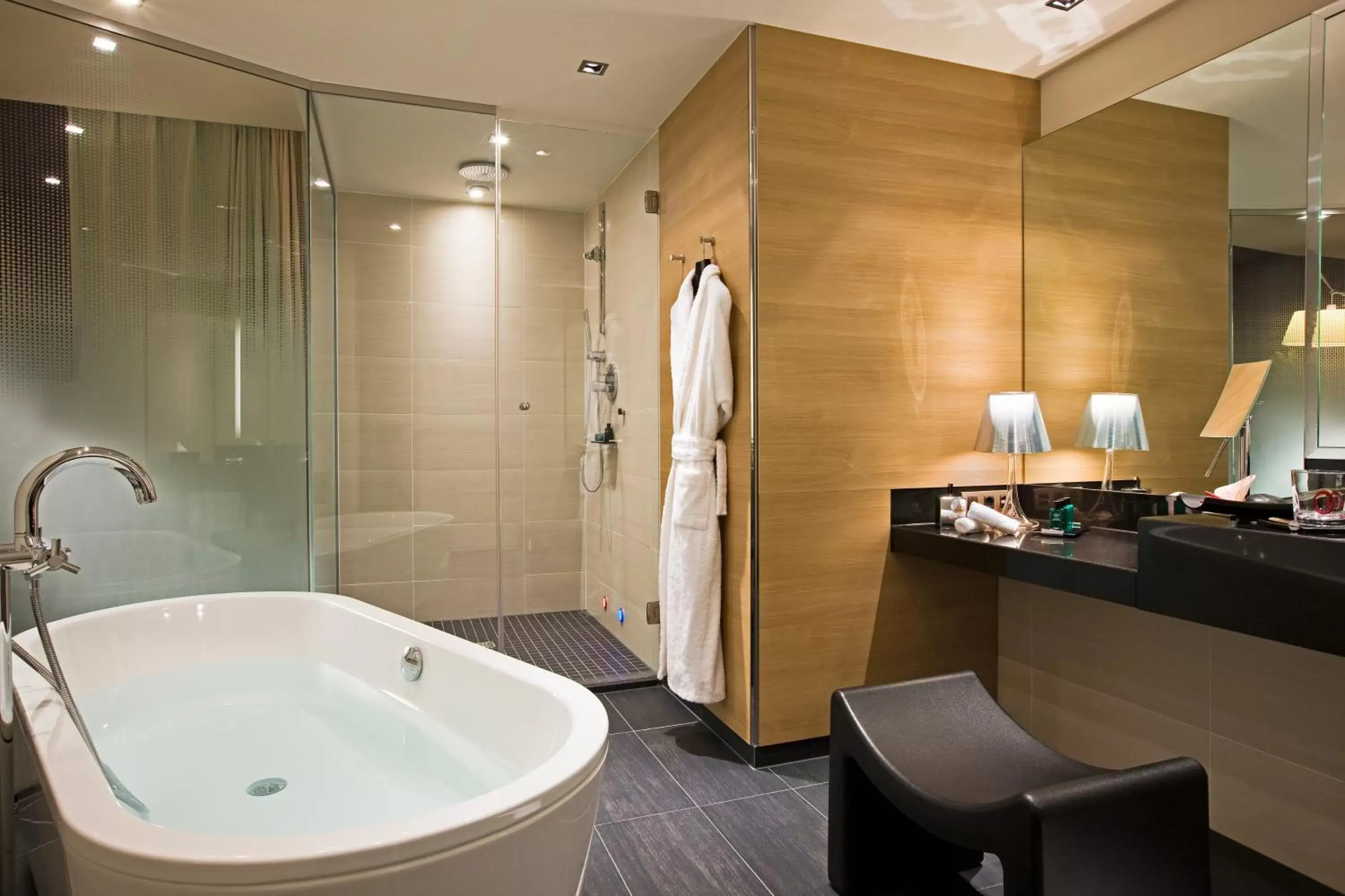 Bathroom in Sofitel Luxembourg Le Grand Ducal