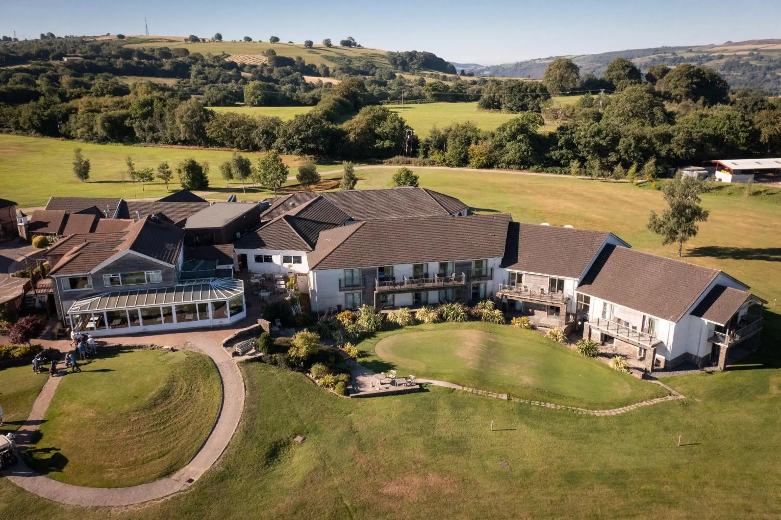 Mountain view, Bird's-eye View in Bryn Meadows Golf, Hotel & Spa