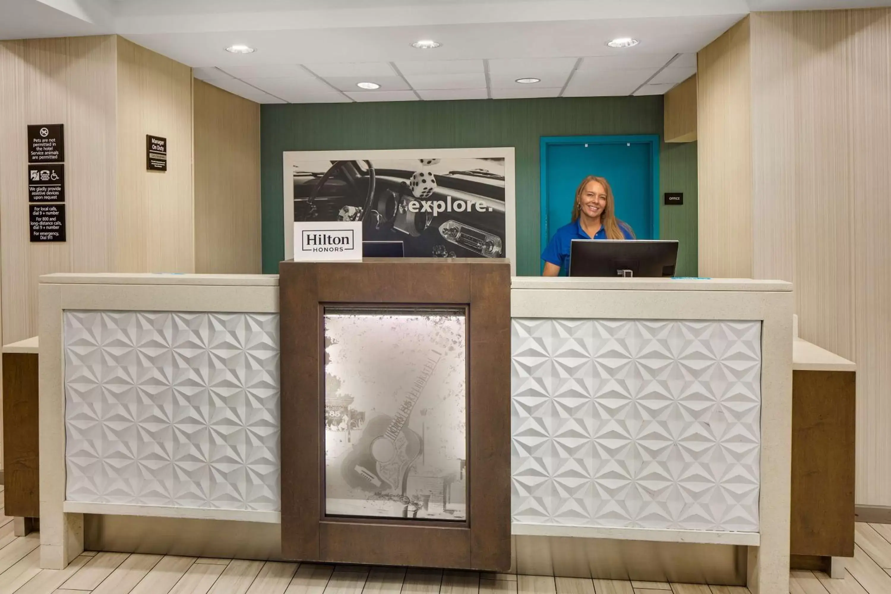 Lobby or reception, Lobby/Reception in Hampton Inn & Suites Nashville-Airport