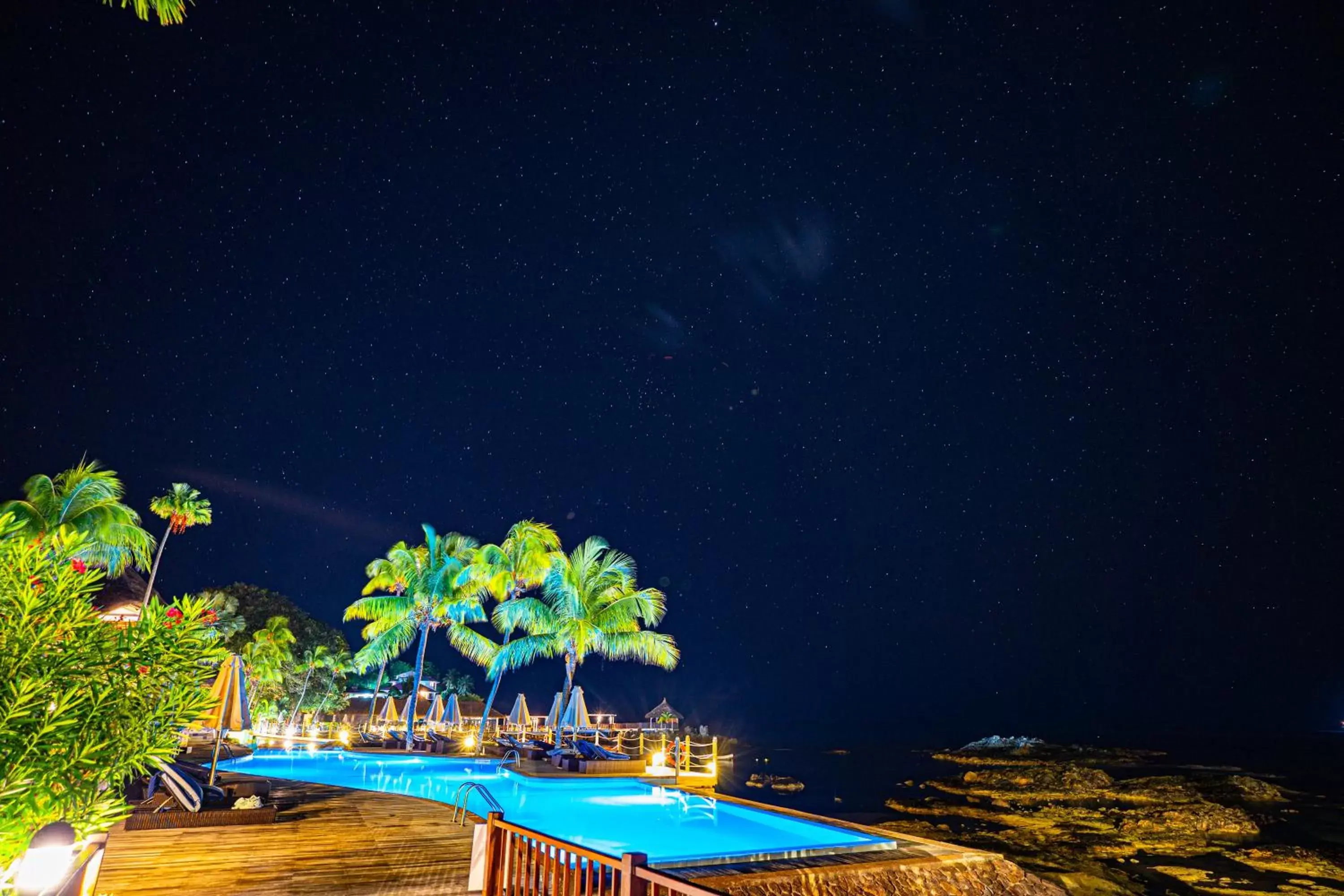 Night, Swimming Pool in Fisherman's Cove Resort