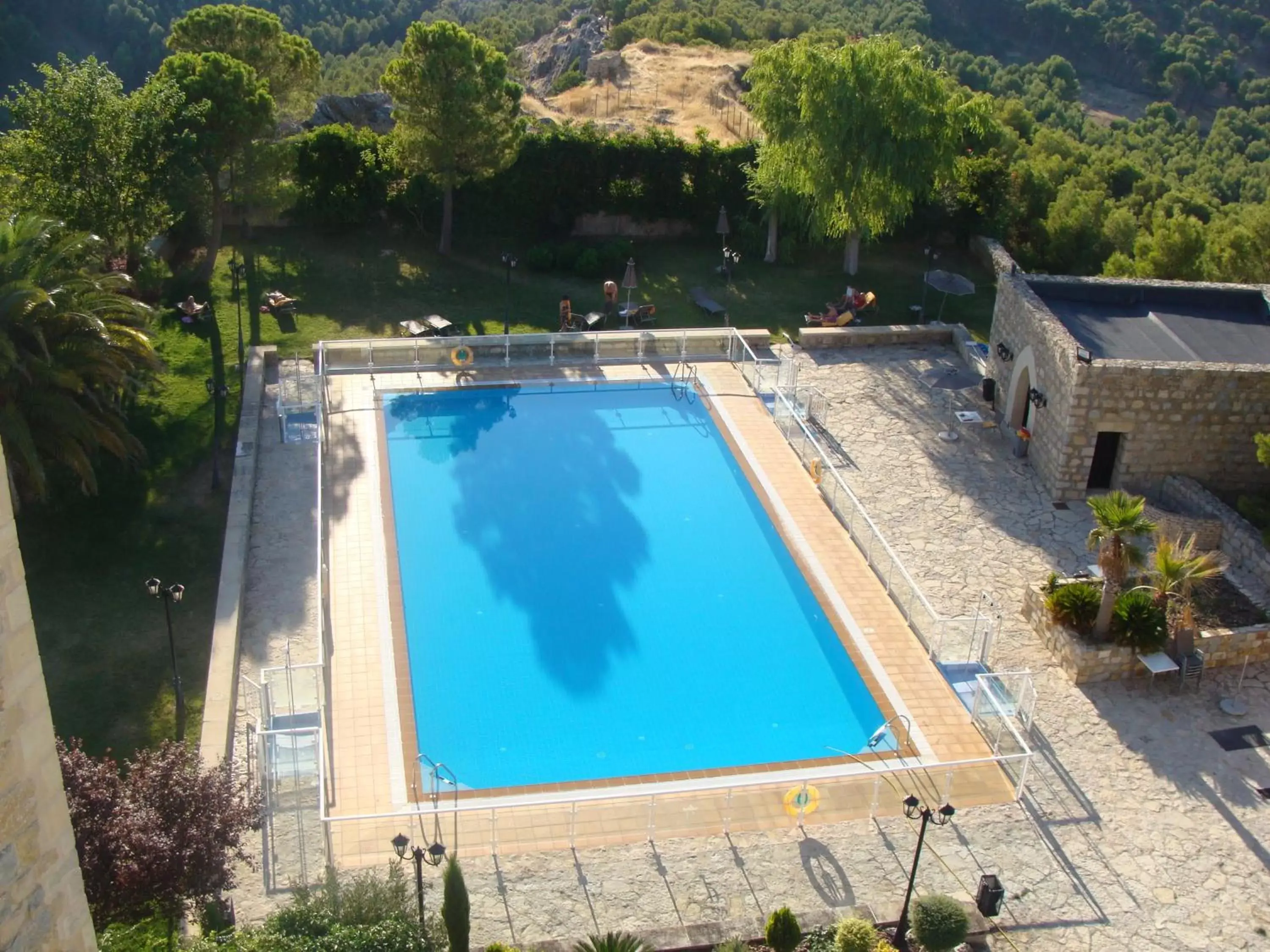 Swimming pool, Pool View in Parador de Jaén