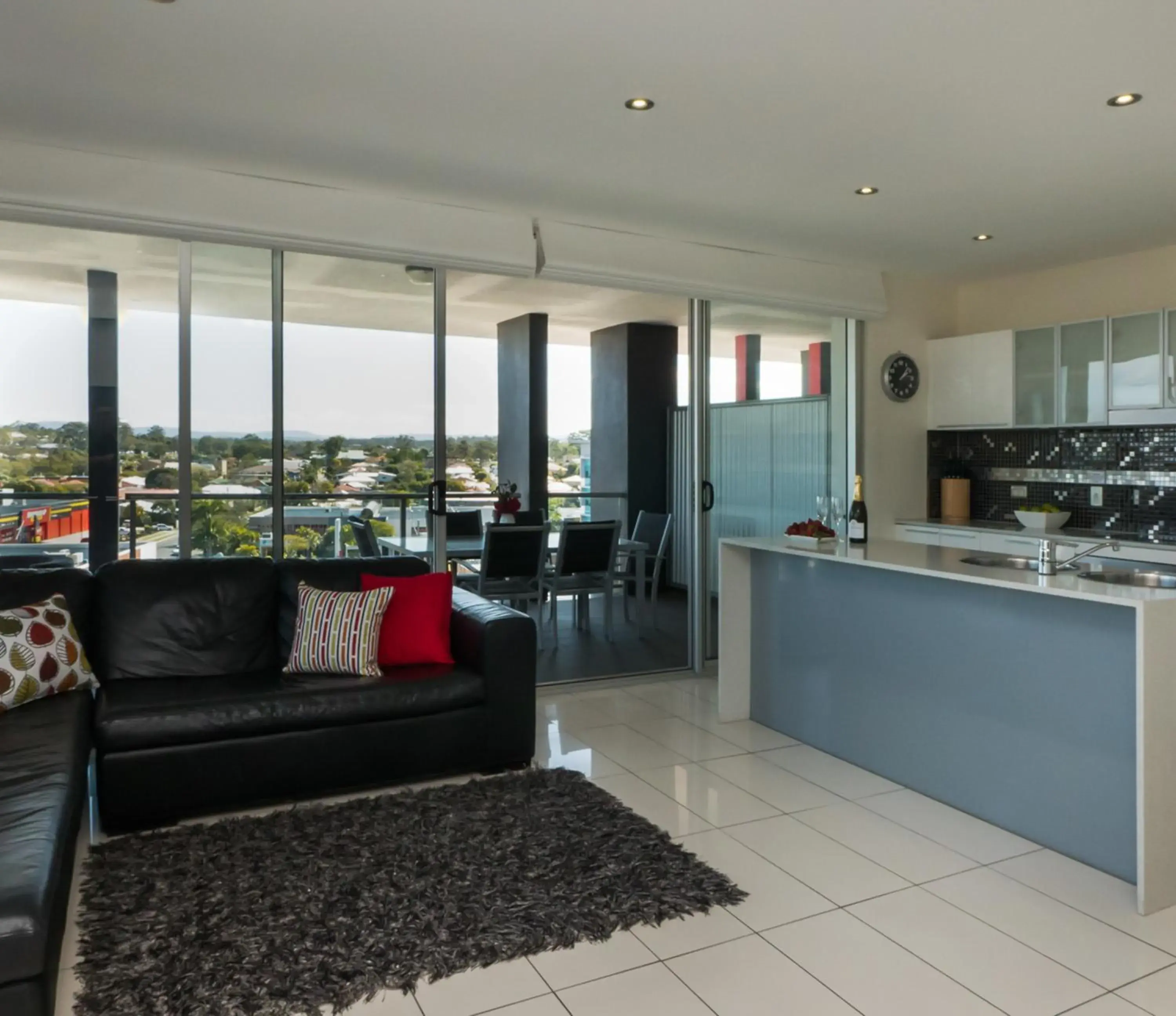 Living room in The Chermside Apartments