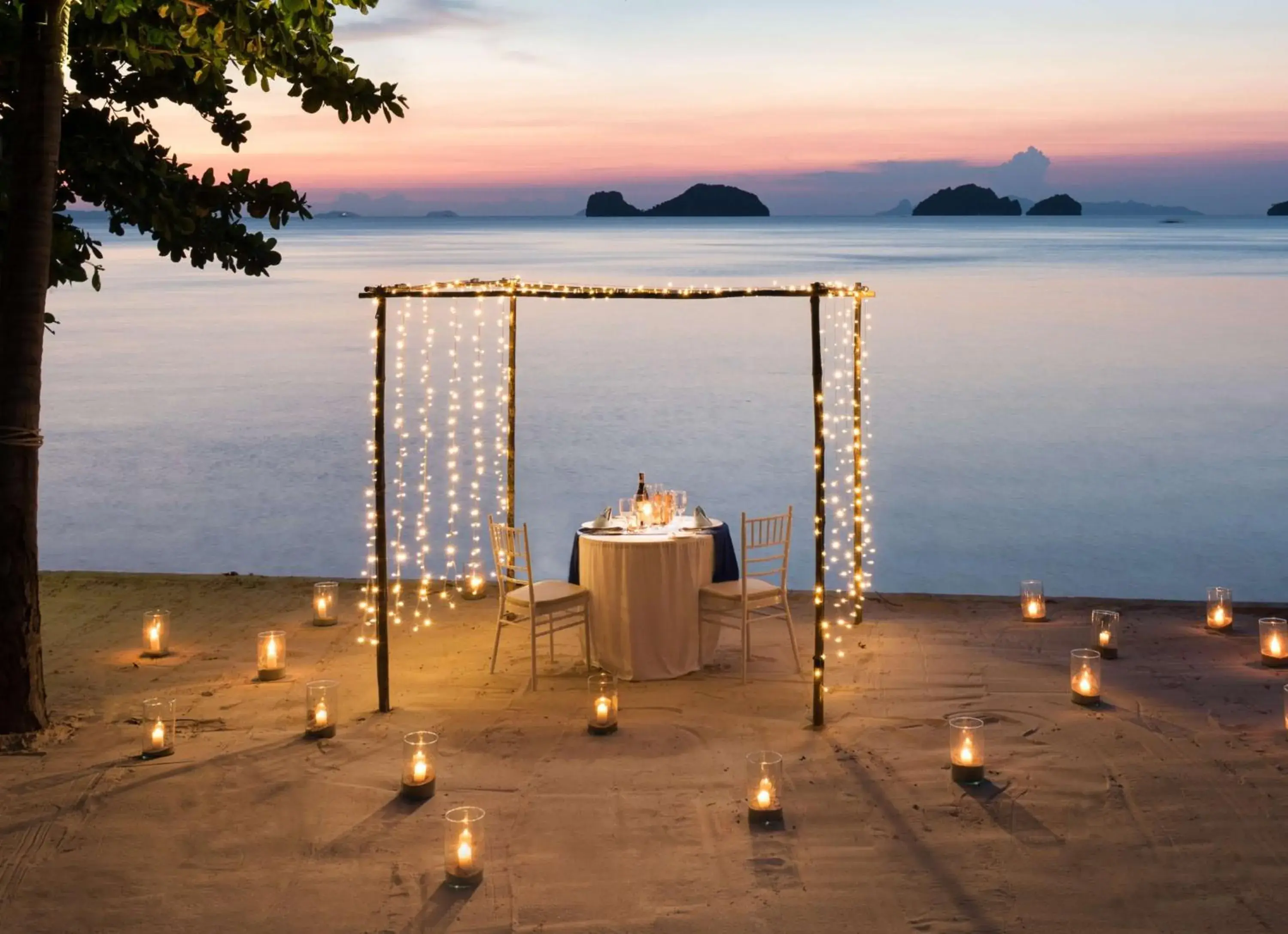 Dining area in Conrad Koh Samui Residences