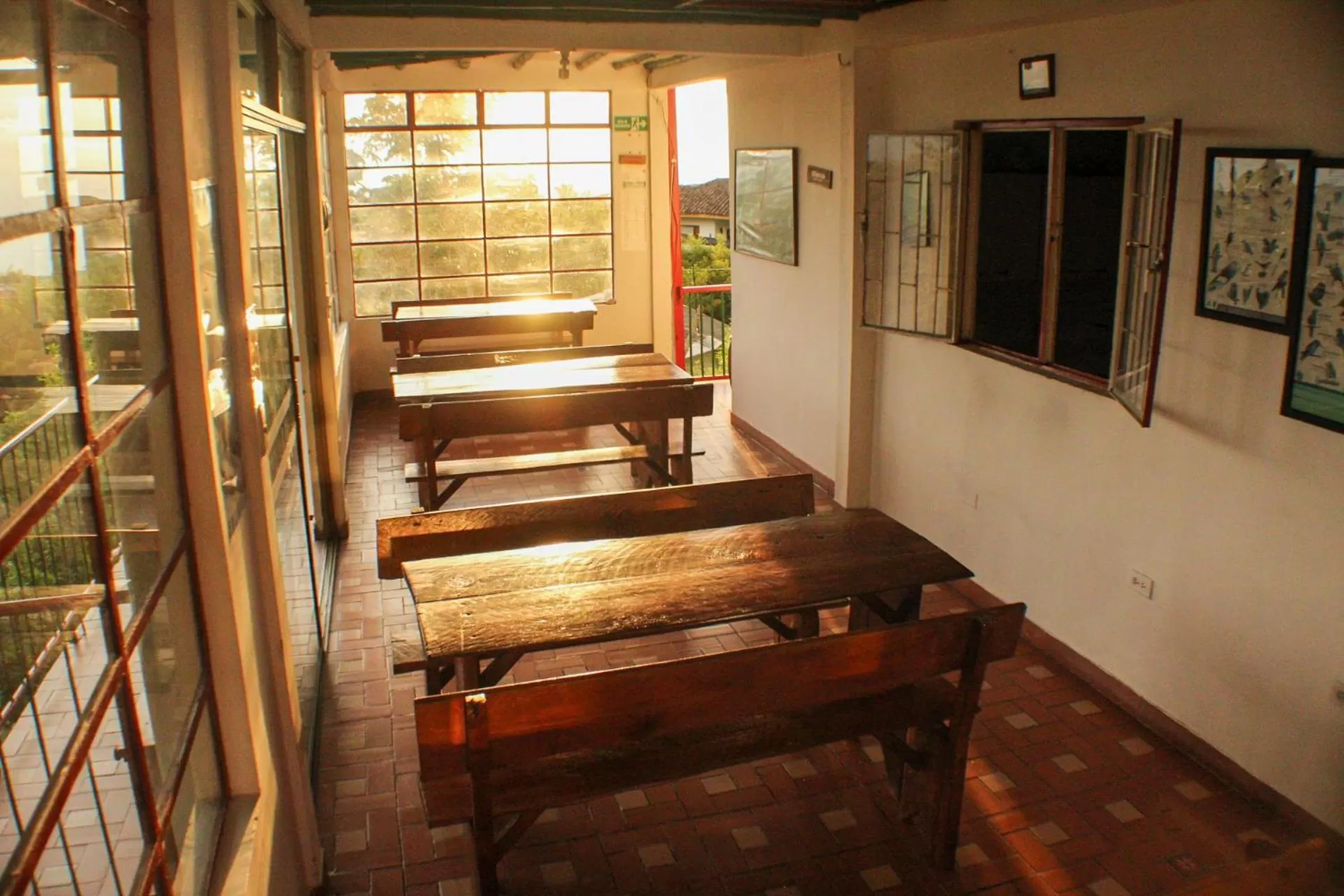 Dining area in Eco Lodge La Juanita