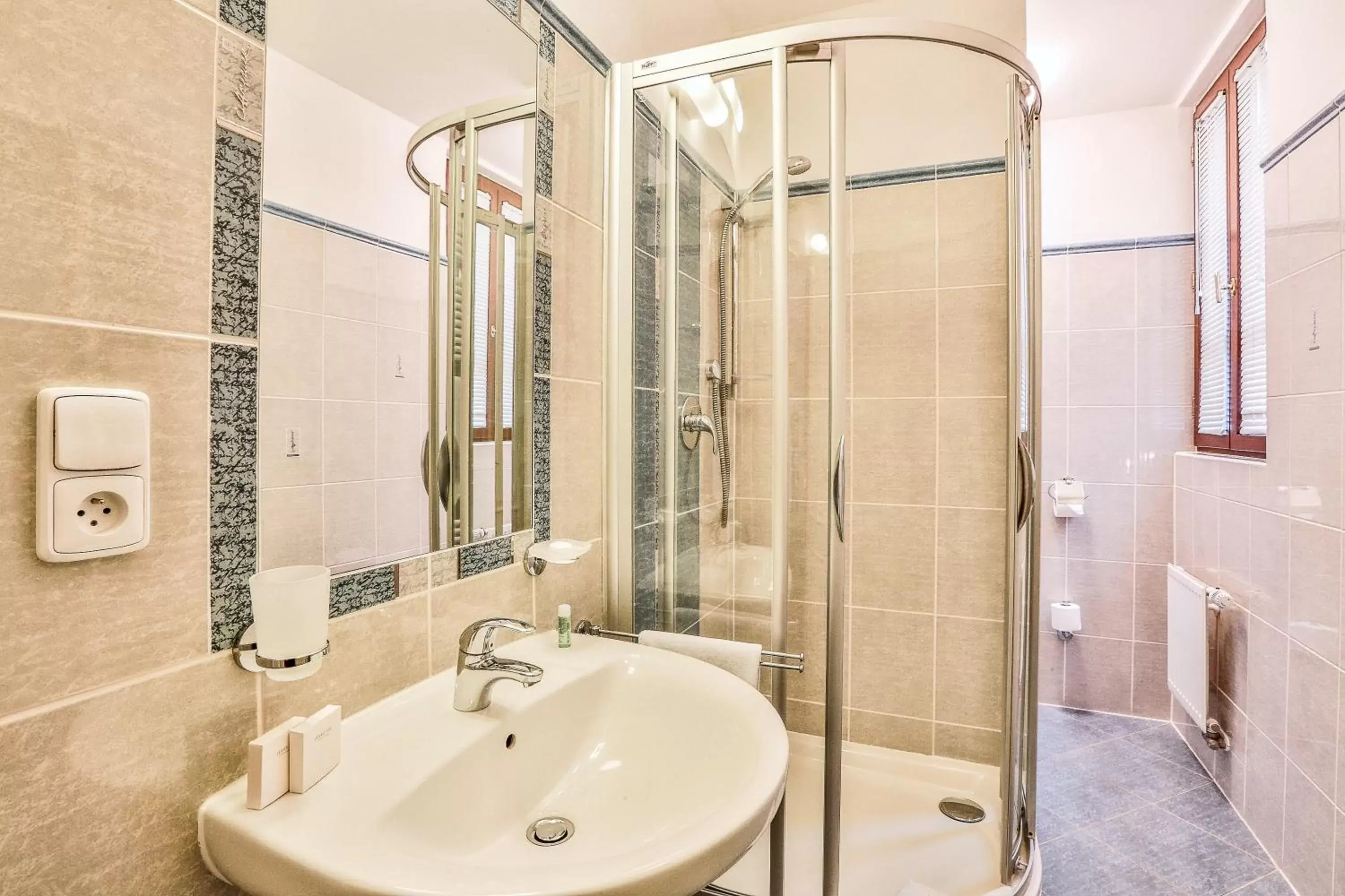 Bathroom in Arkada Hotel Praha