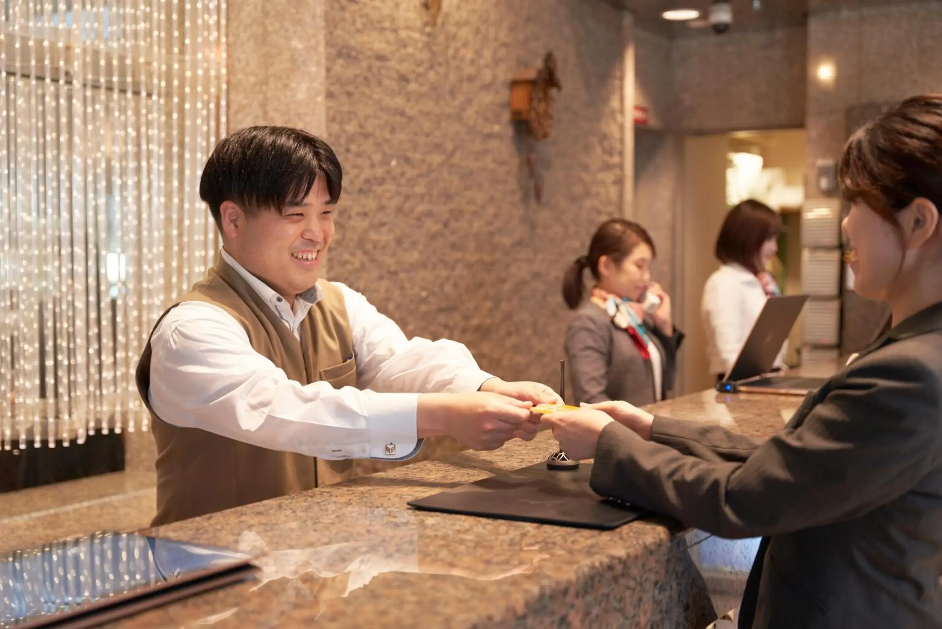 Staff in Kobe Sannomiya Union Hotel