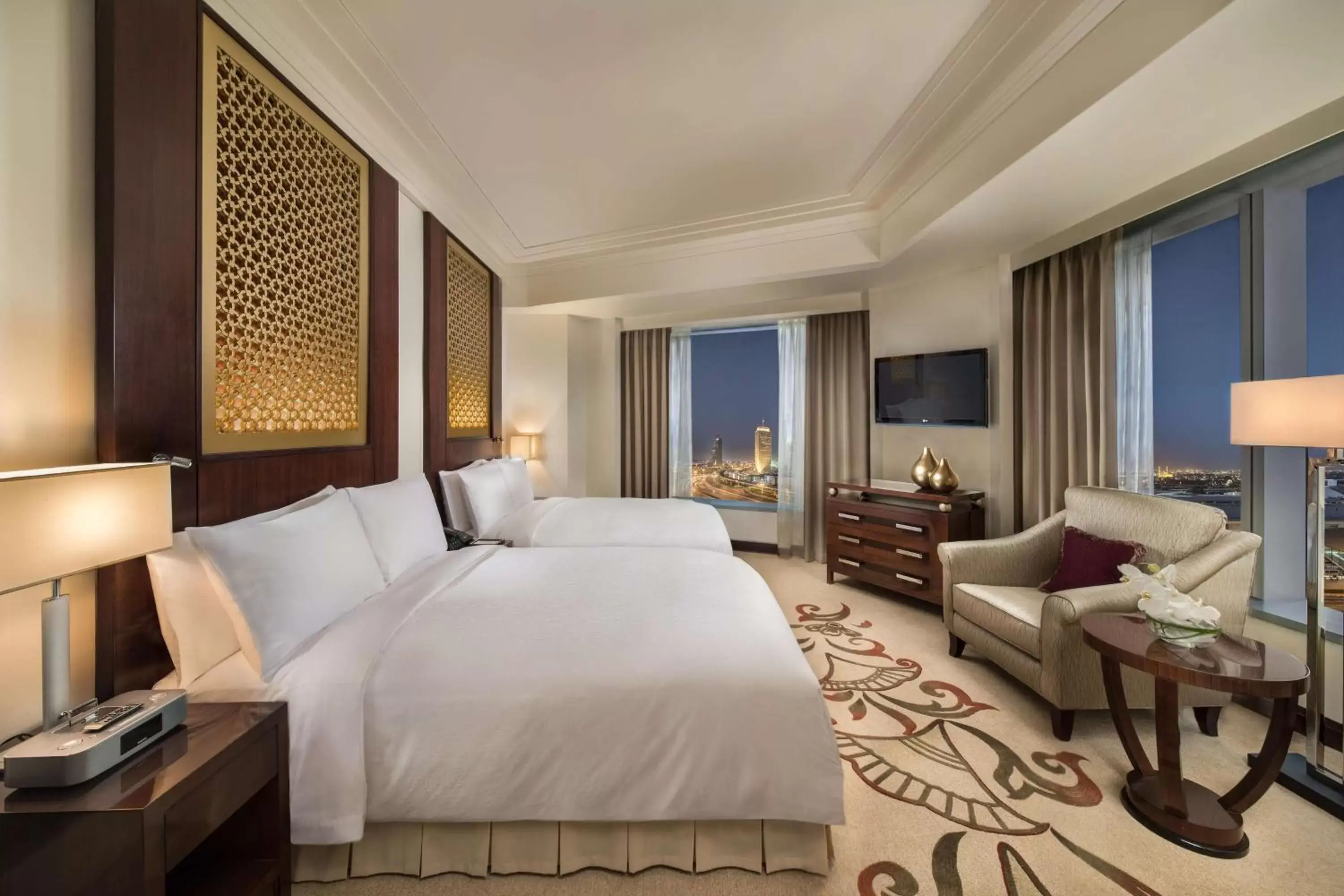 Bed in Conrad Dubai