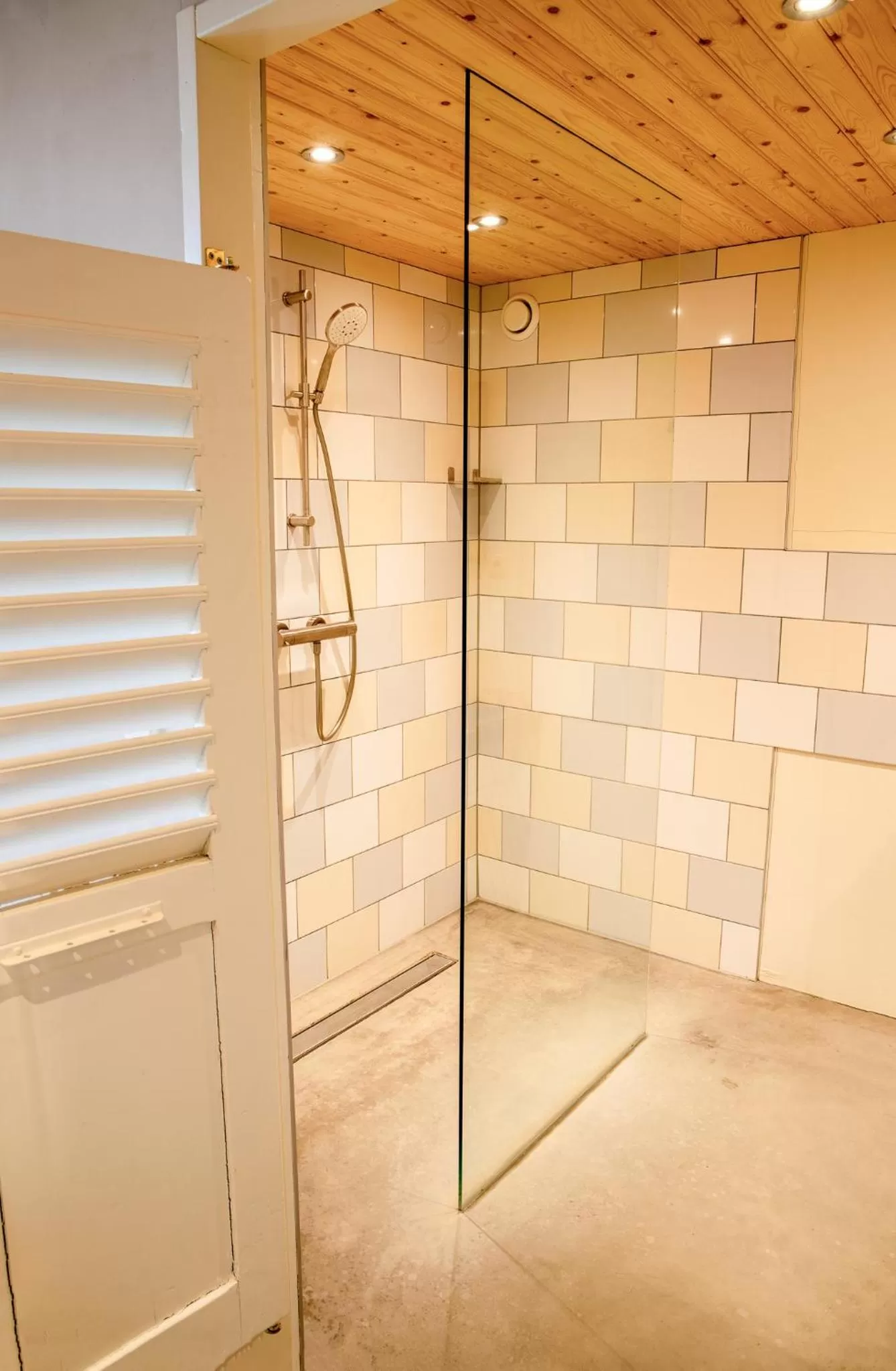 Shower in Boerenhofstede de Overhorn