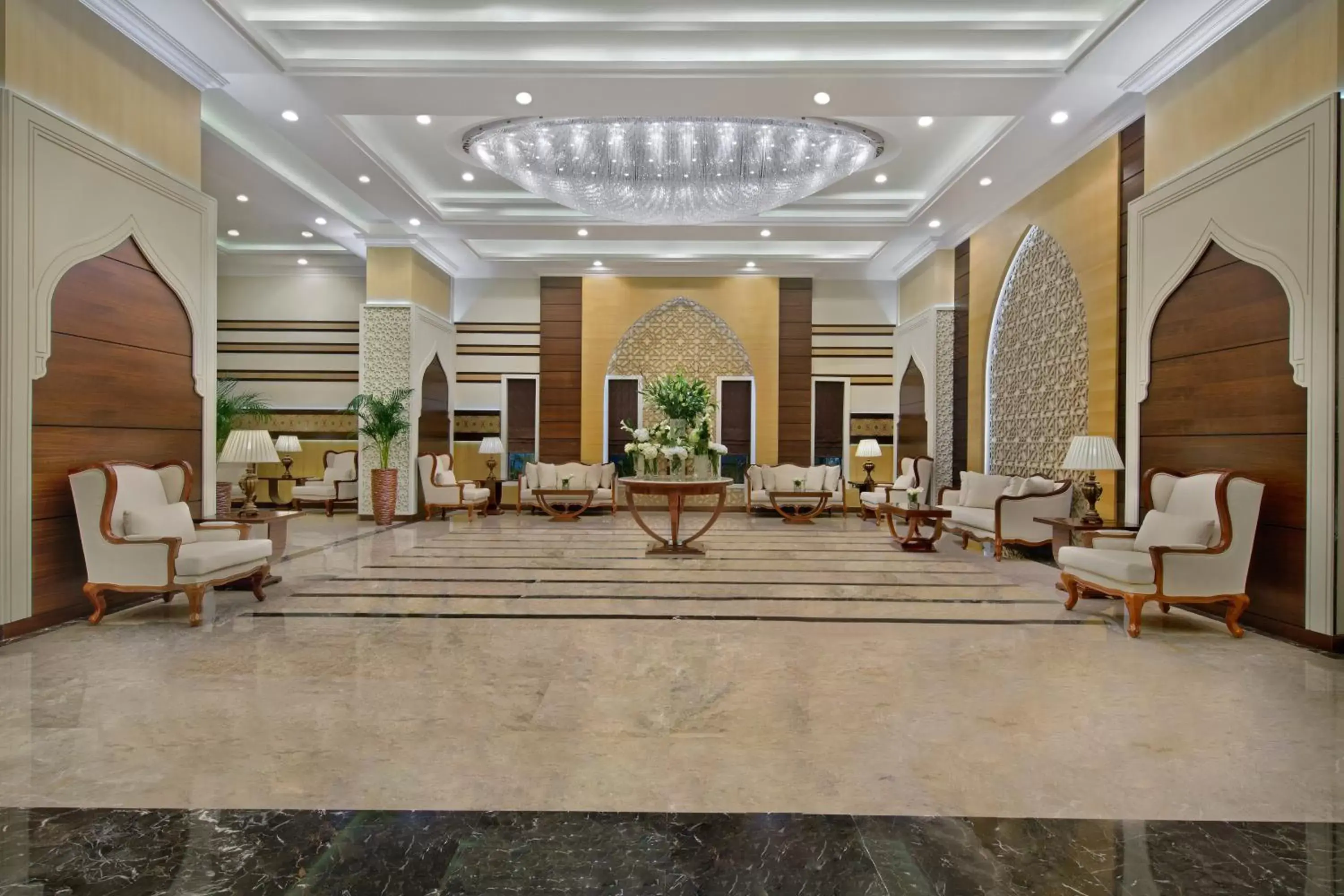 Lobby or reception in Ezdan Hotel West Bay Lobby or reception in Ezdan Hotel West Bay