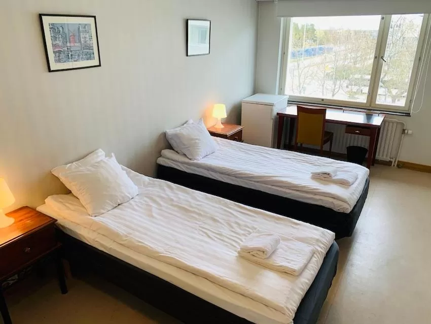 Bed in Hotelli Uninen Kotka