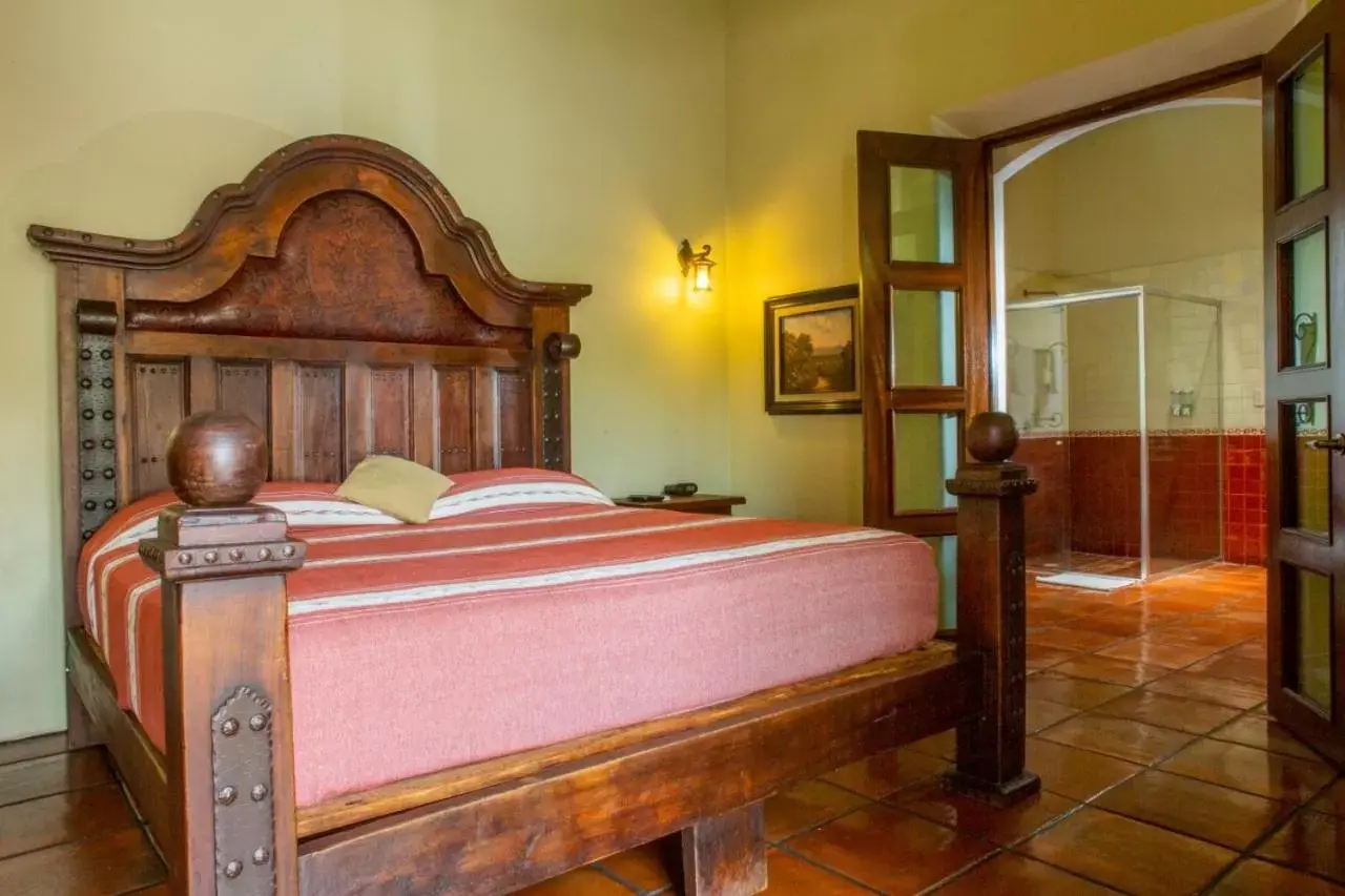 Bed in Hotel Boutique Hacienda del Gobernador