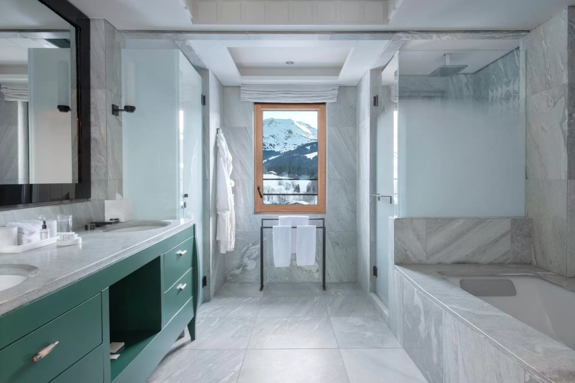 Shower in Four Seasons Resort Megeve