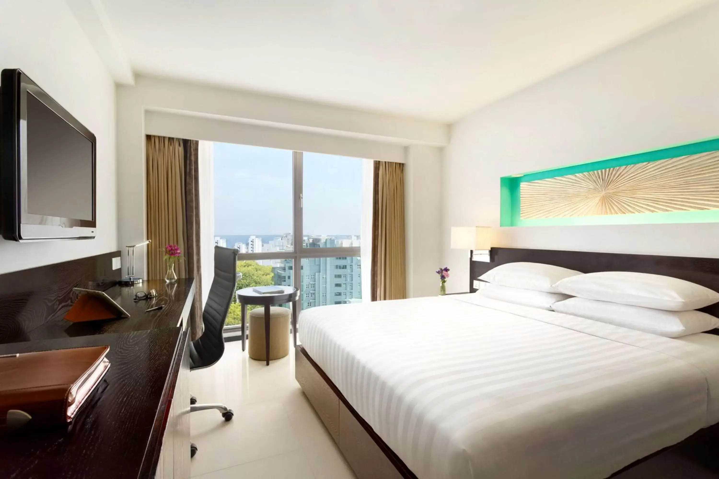 Deluxe Double Room (Free Return Airport Transfer, Complimentary Wifi) in Jen Maldives Male by Shangri-La Deluxe Double Room (Free Return Airport Transfer, Complimentary Wifi) in Jen Maldives Male by Shangri-La