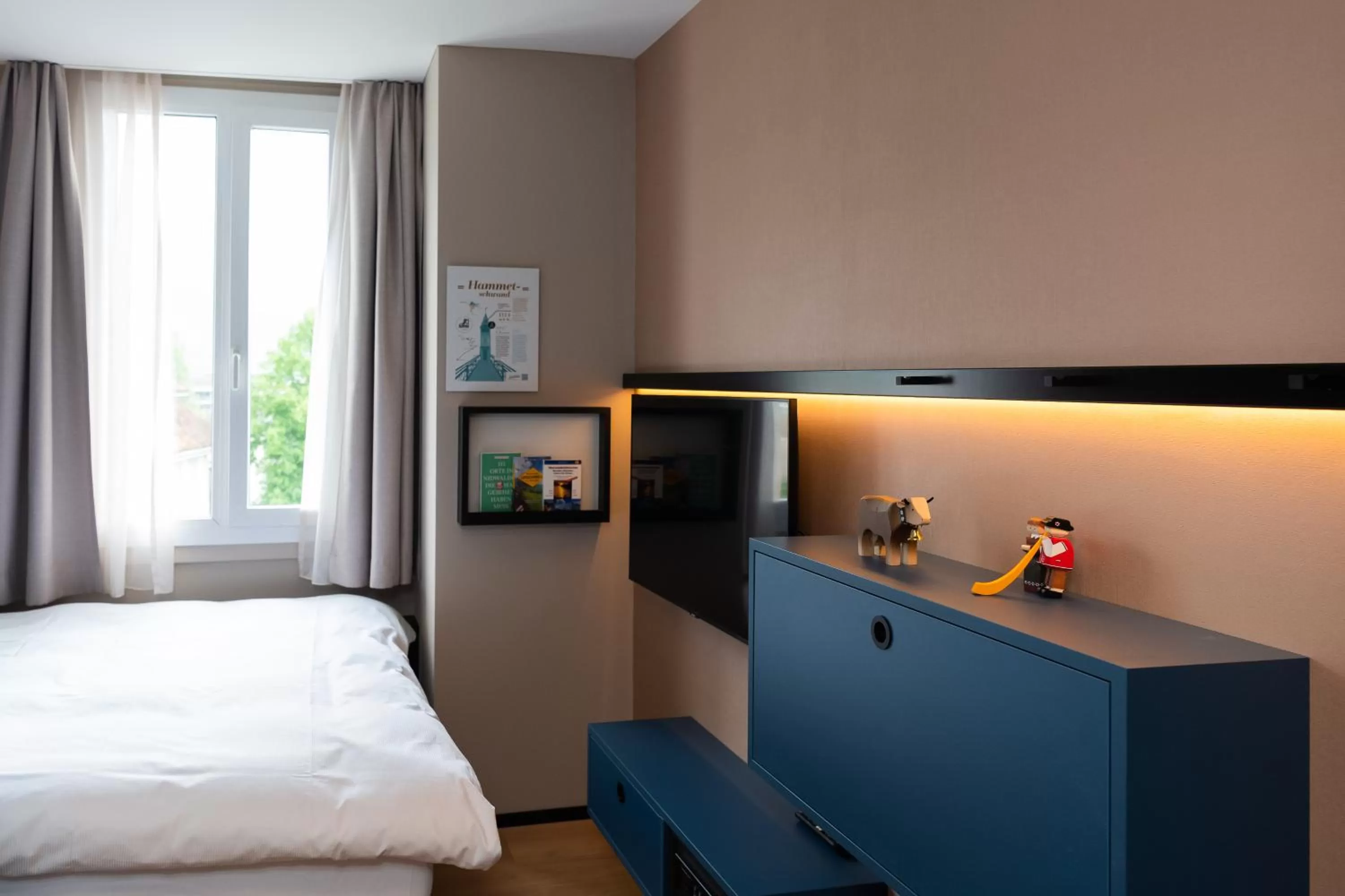 Photo of the whole room, Bed in Boutique Hotel Stanserhof