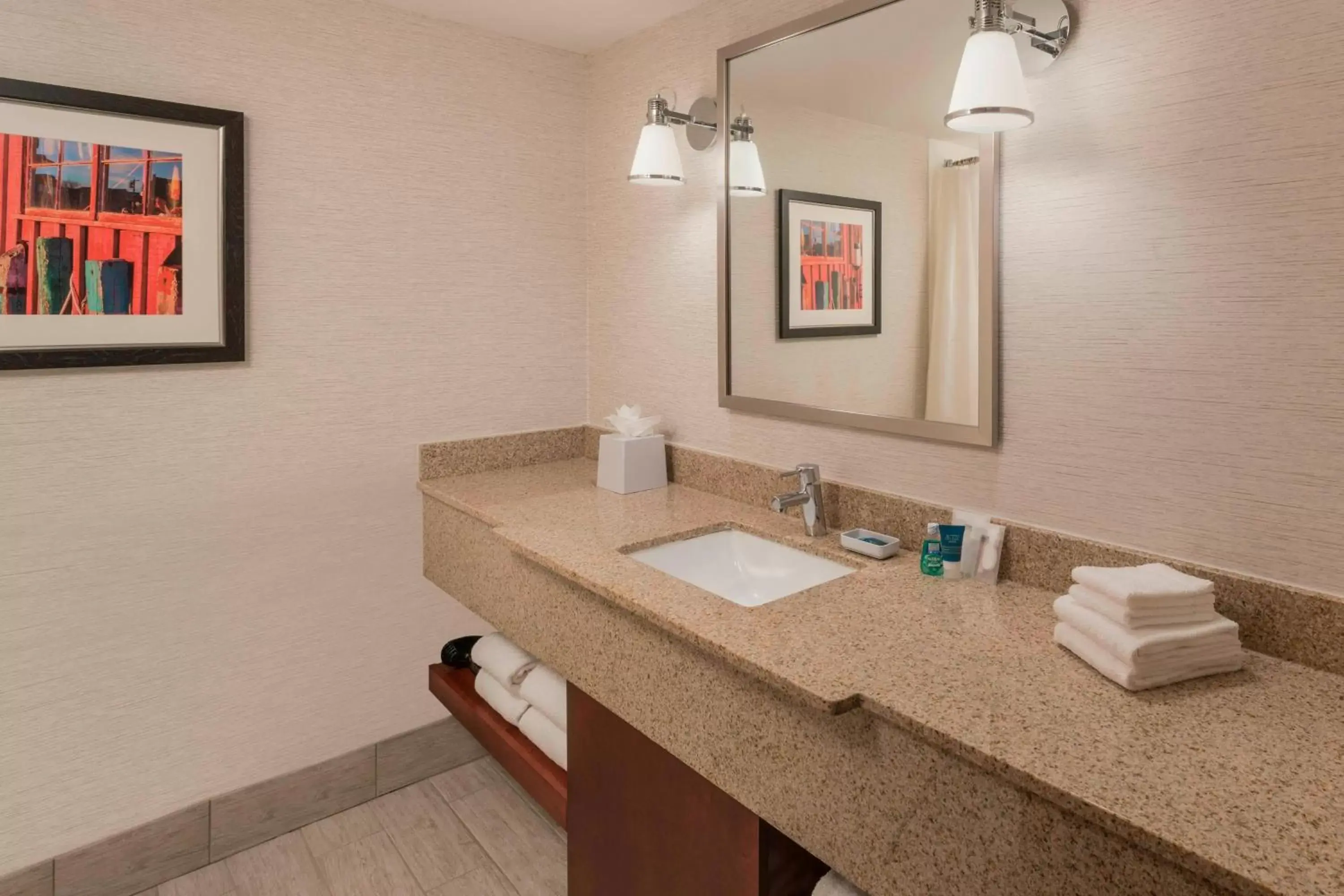 Bathroom in Four Points by Sheraton Boston Logan Airport Revere