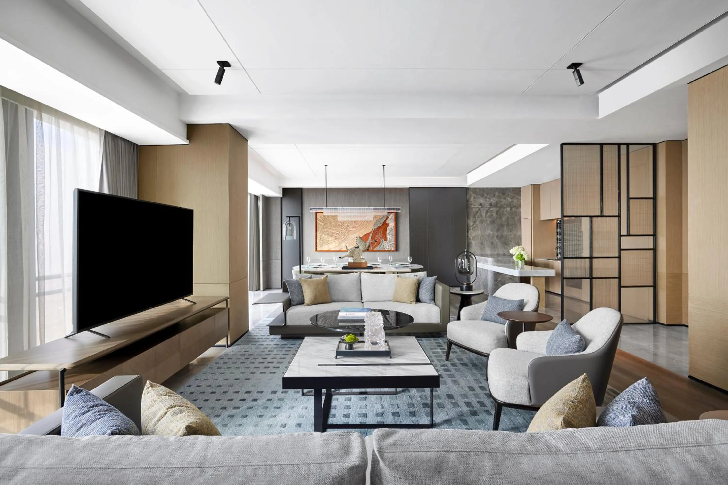 Photo of the whole room in Changzhou Marriott Hotel Jintan