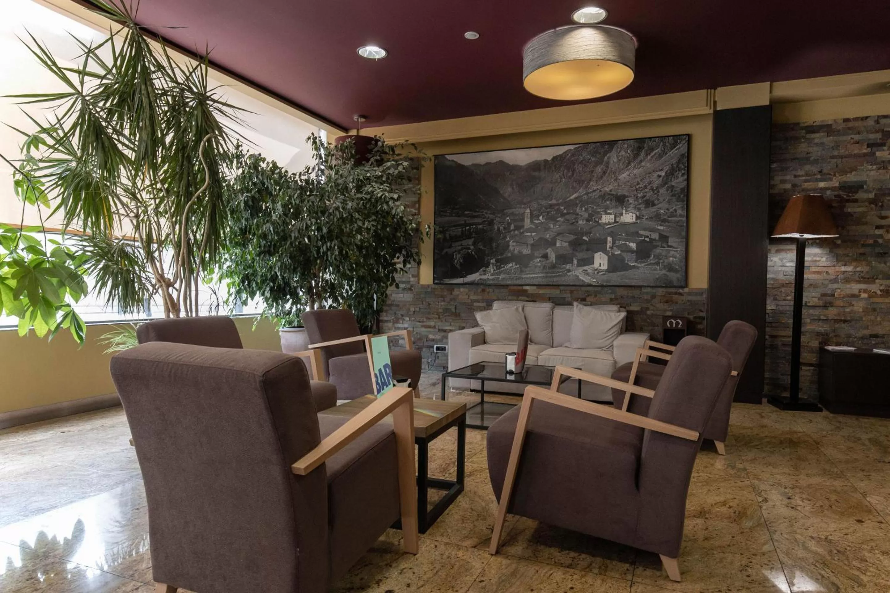 Communal lounge/ TV room in Hotel Màgic Andorra by Nexta