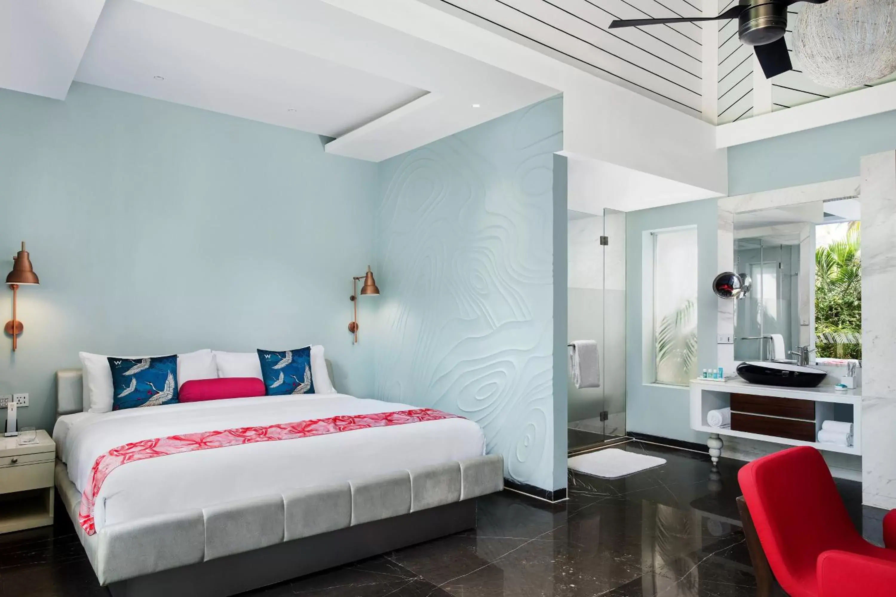 Bedroom, Bed in W Goa