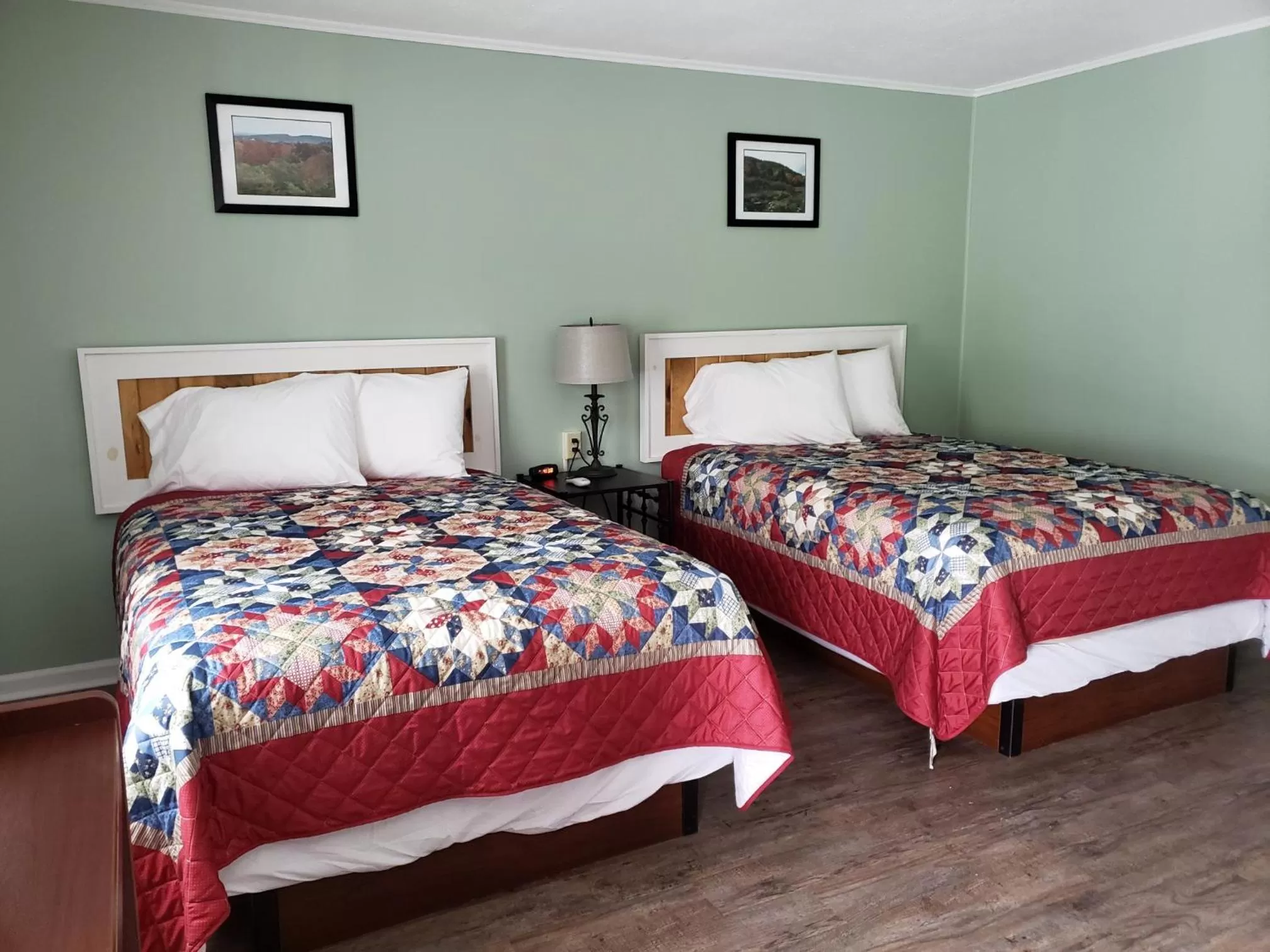 Bed in Blue Ridge Motel