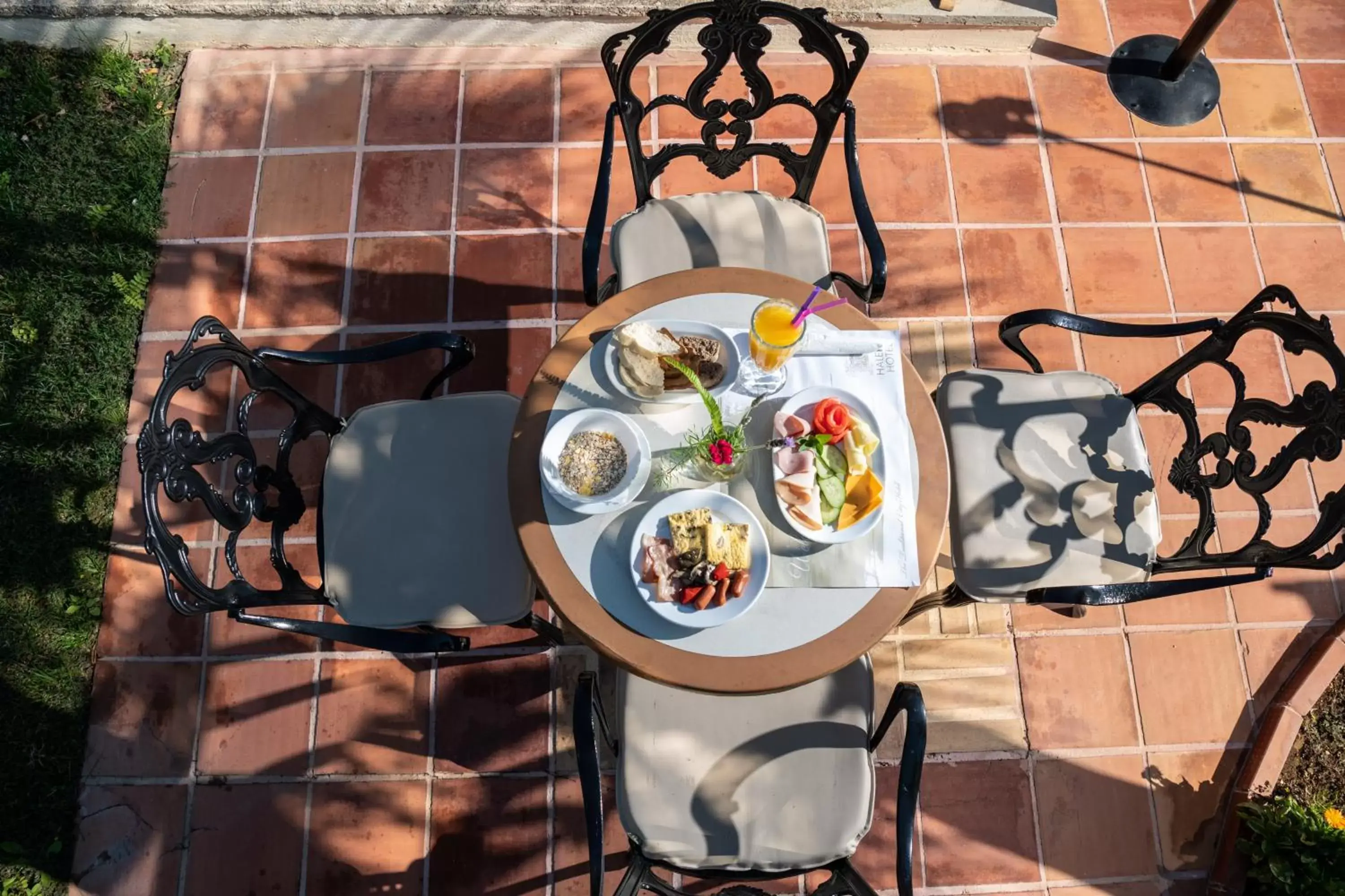 Garden in Halepa Hotel