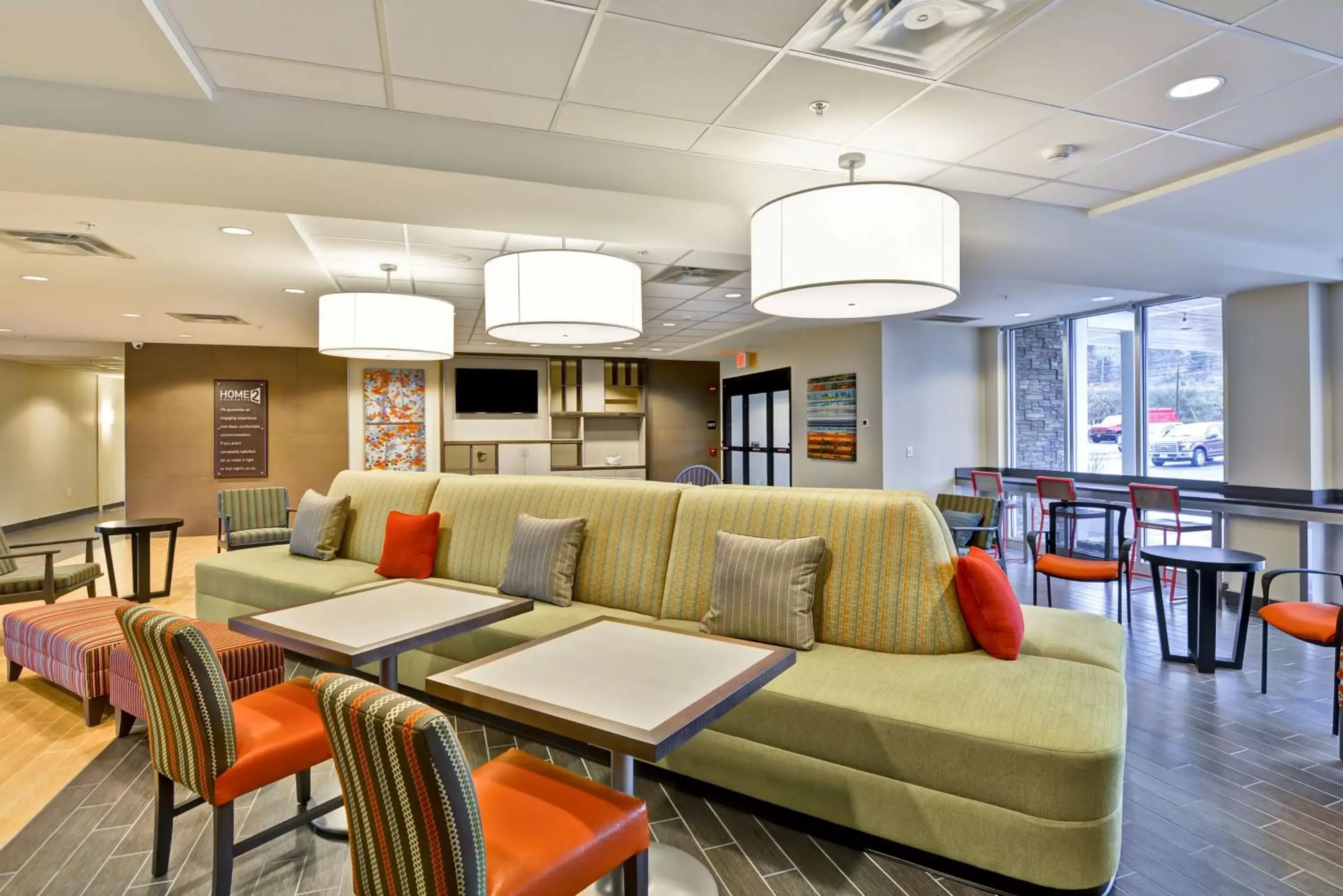 Lobby or reception in Home2 Suites By Hilton Dickson City Scranton Lobby or reception in Home2 Suites By Hilton Dickson City Scranton