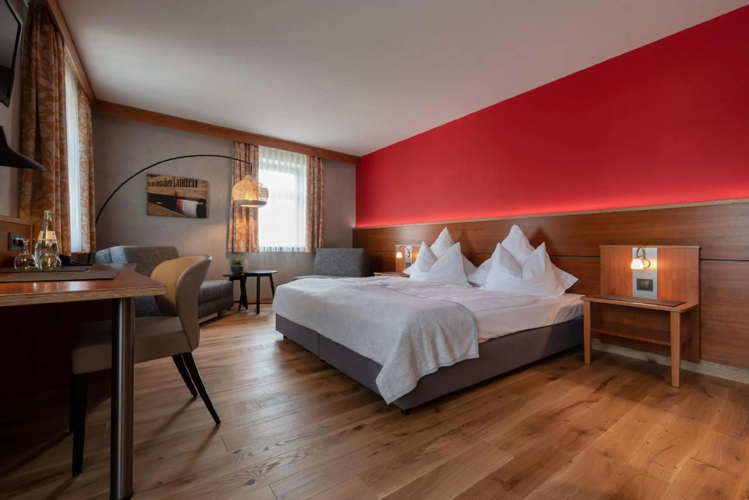 Bedroom, Bed in Biobausewein WEIN HOTEL LEBEN