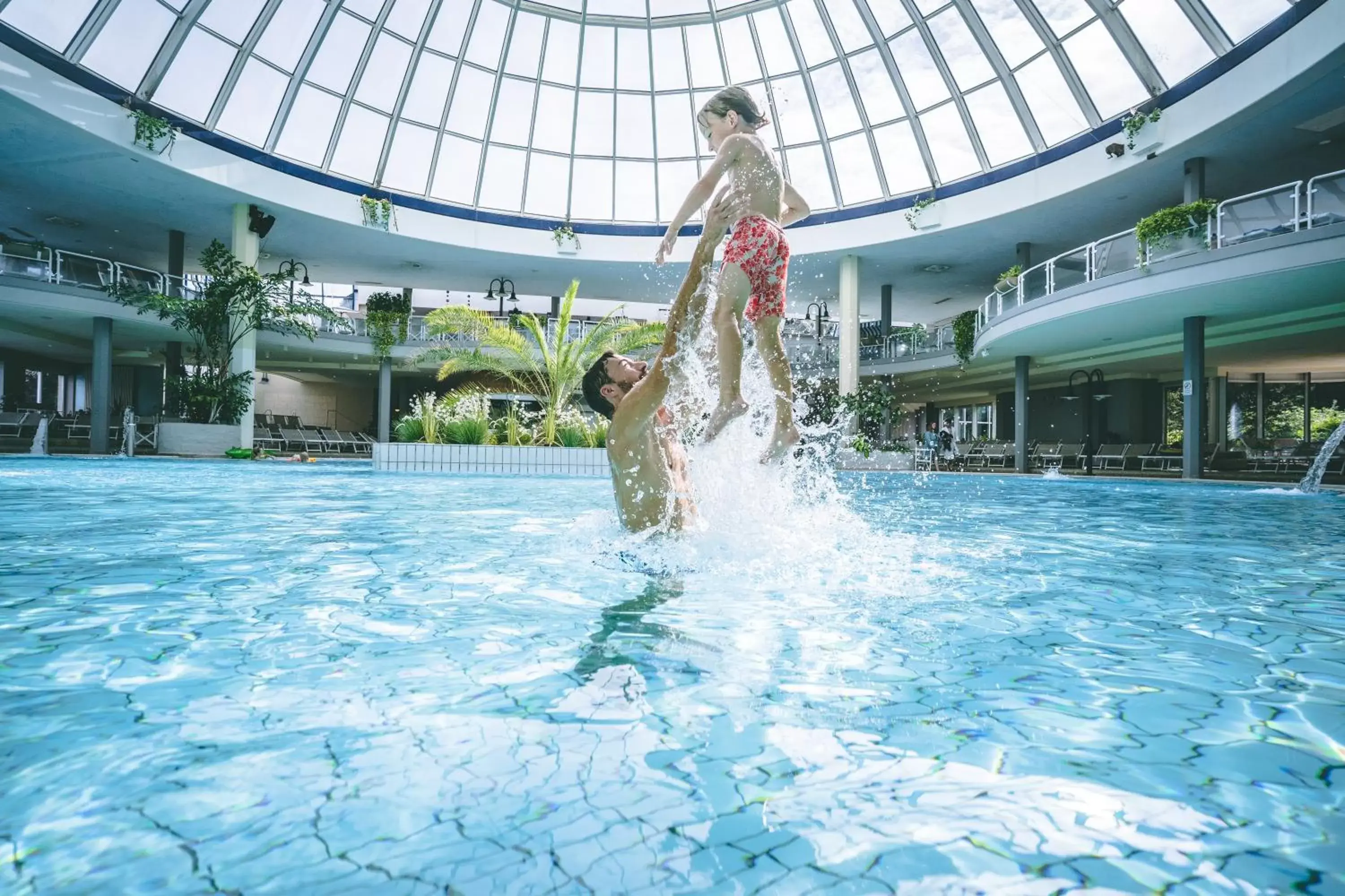 People, Swimming Pool in Hotel Gran BelVeder