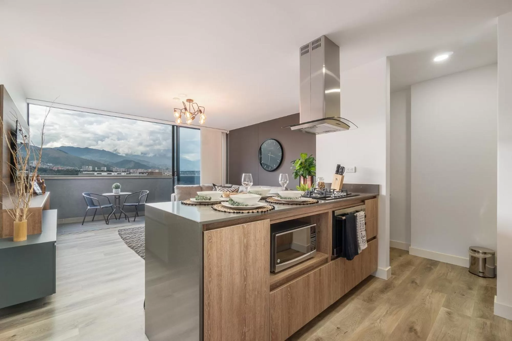 Kitchen or kitchenette in Apartamentos Go Living & Suites by HOUSY HOST