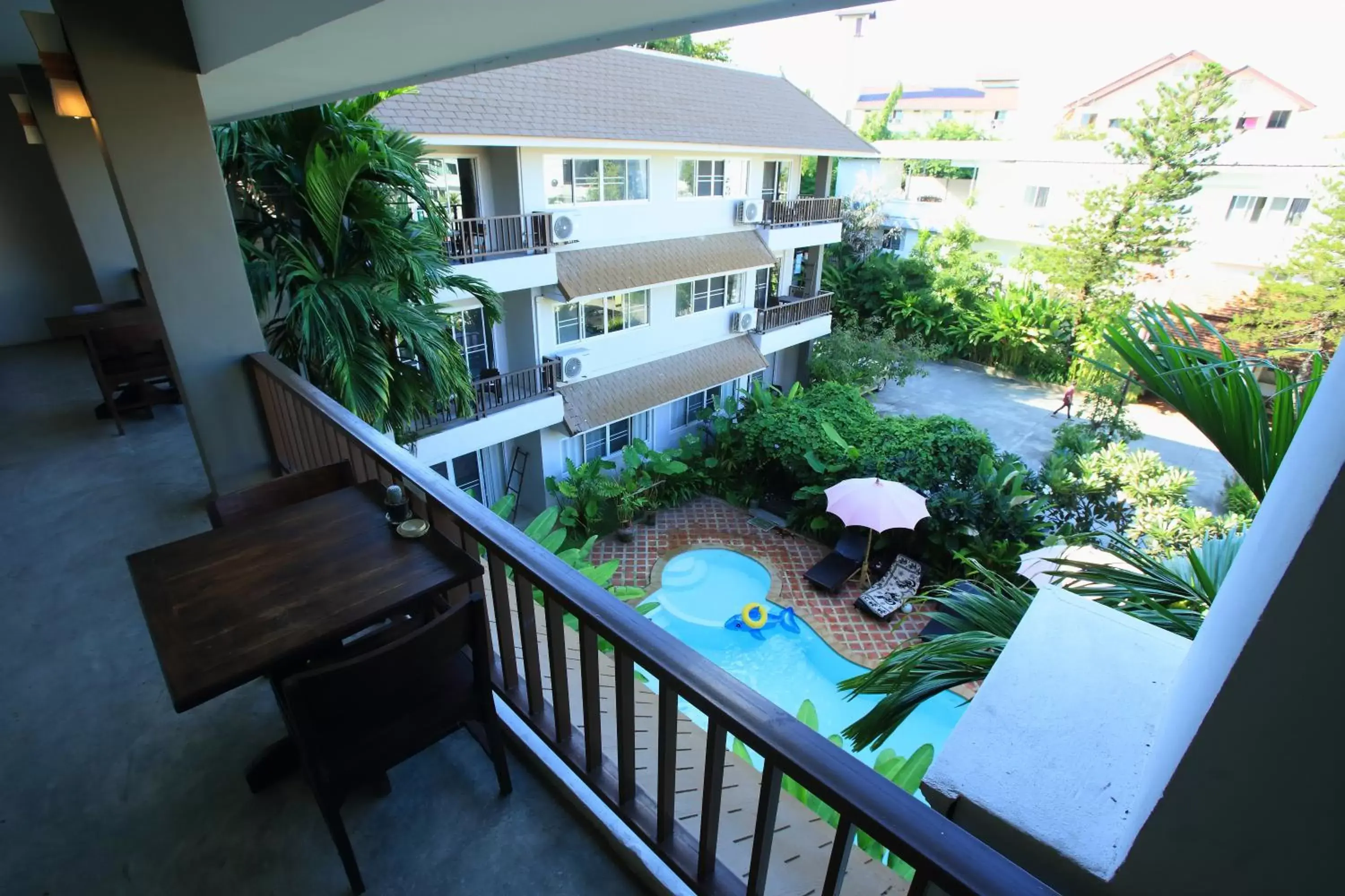 Balcony/Terrace, Pool View in The Opium Chiang Mai