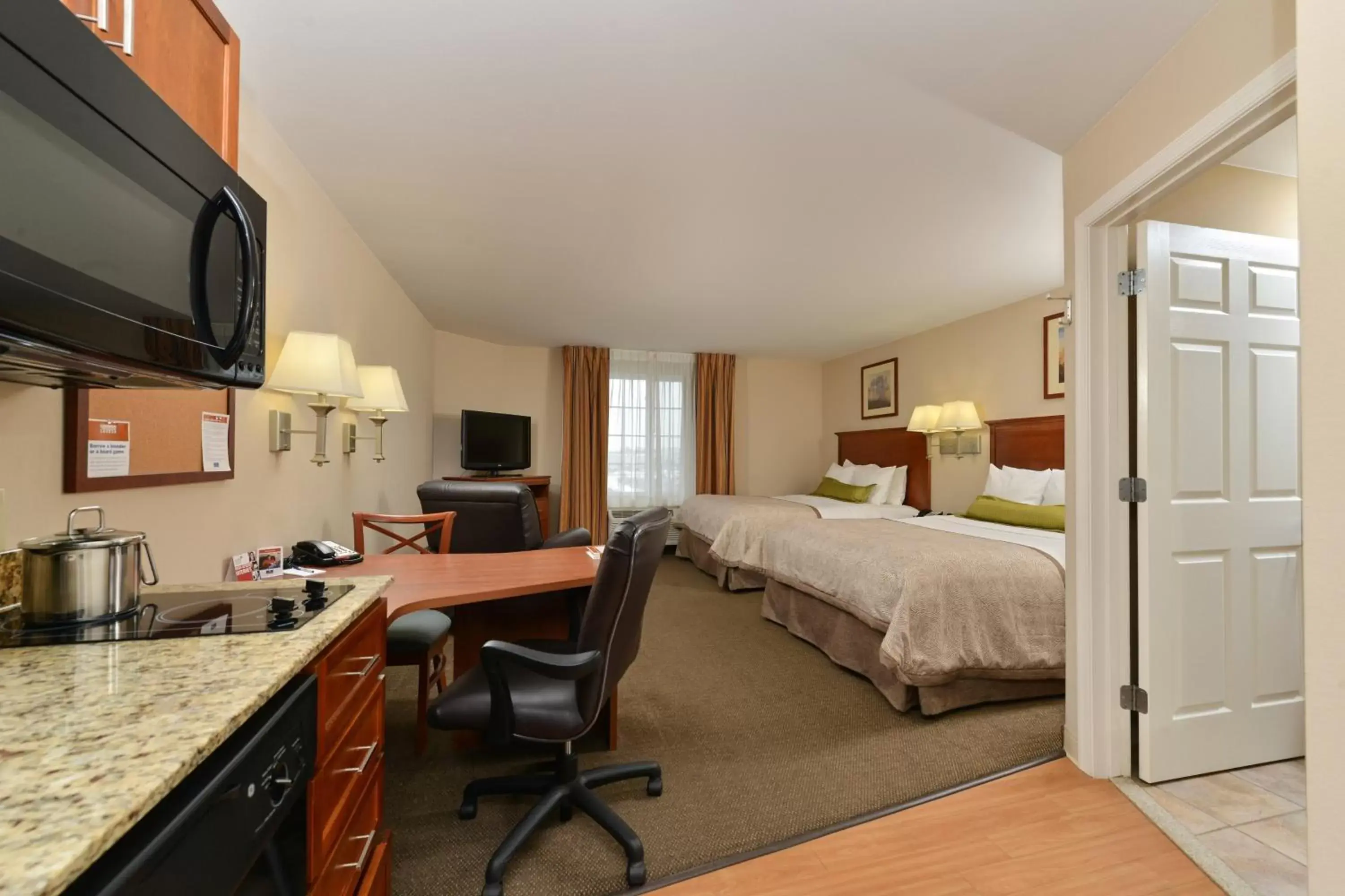 Photo of the whole room in Candlewood Suites Chambersburg, an IHG Hotel