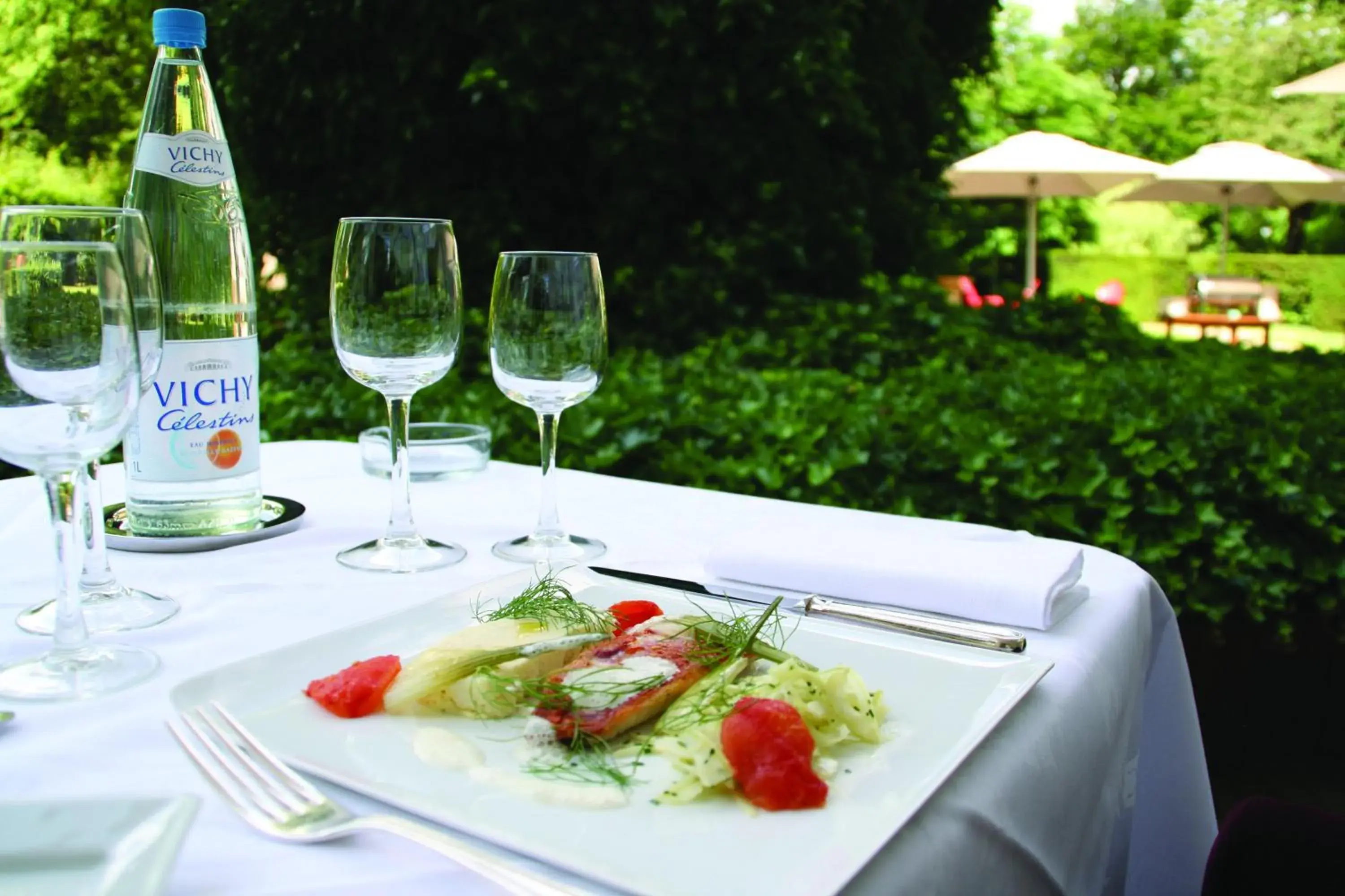 Food close-up in Vichy Spa Hotel Les Celestins