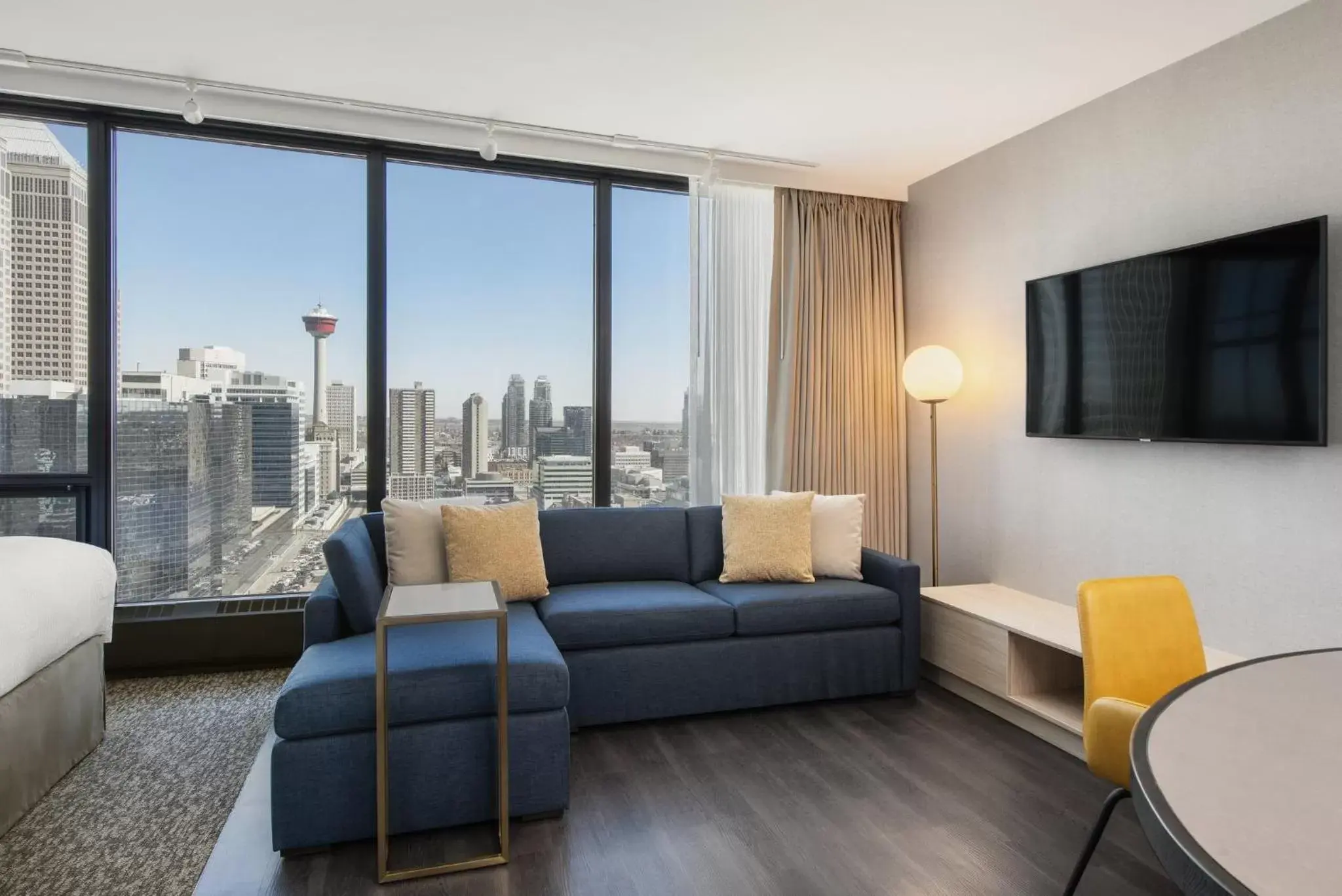Living room, Seating Area in Residence Inn by Marriott Calgary Downtown/Beltline District