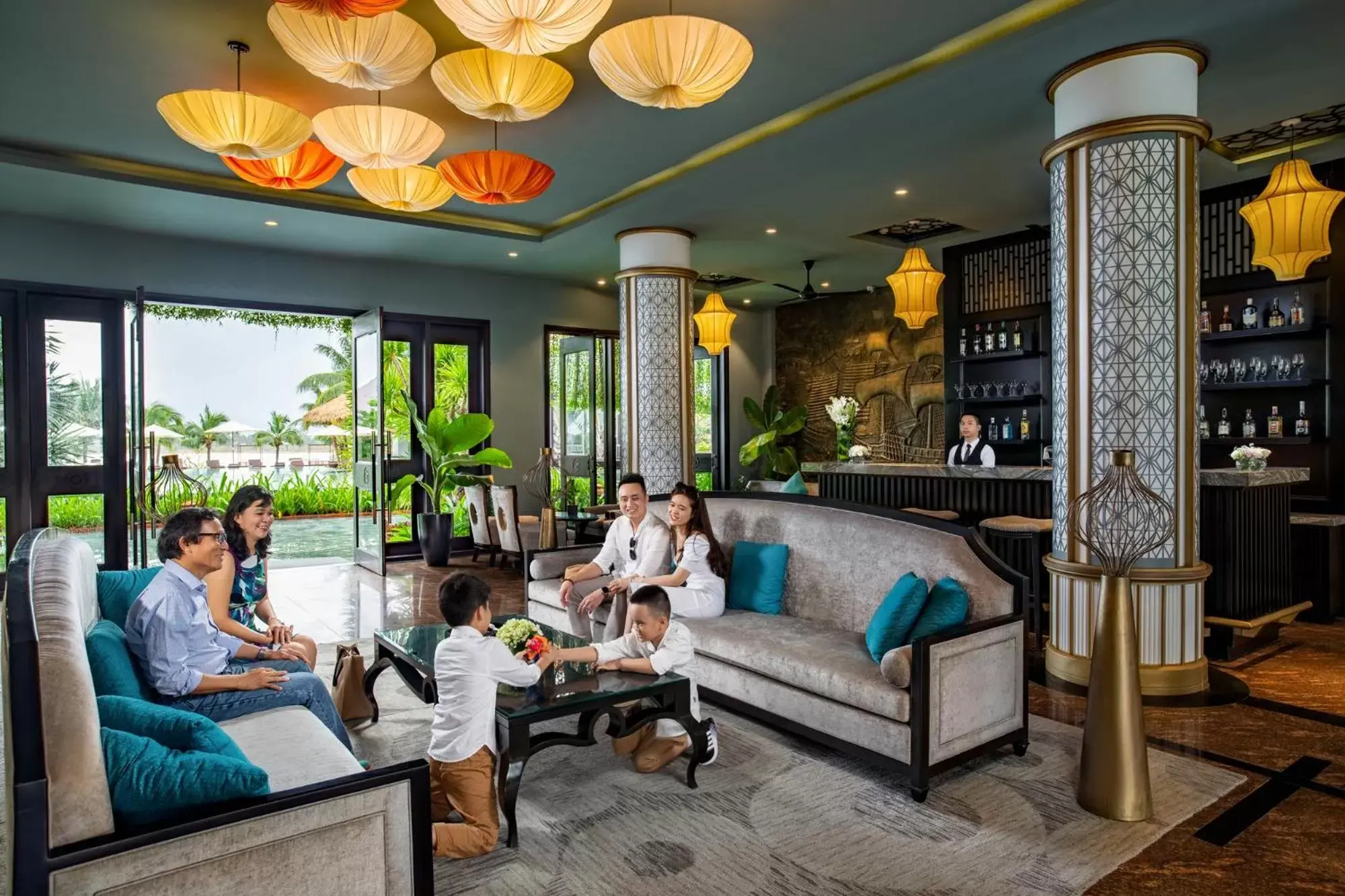 Lobby or reception in Bel Marina Hoi An Resort