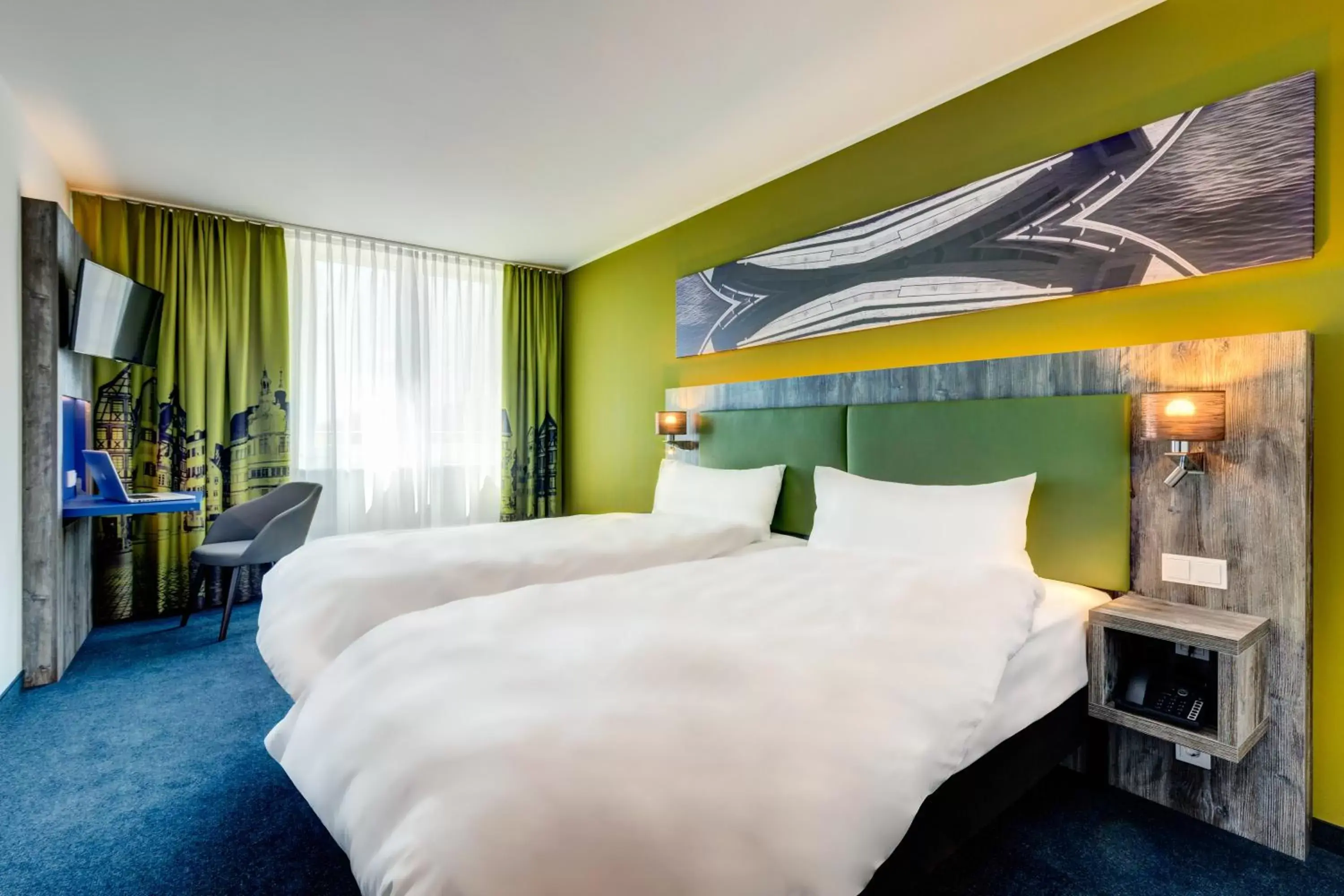 Bed in ibis Styles Tuebingen