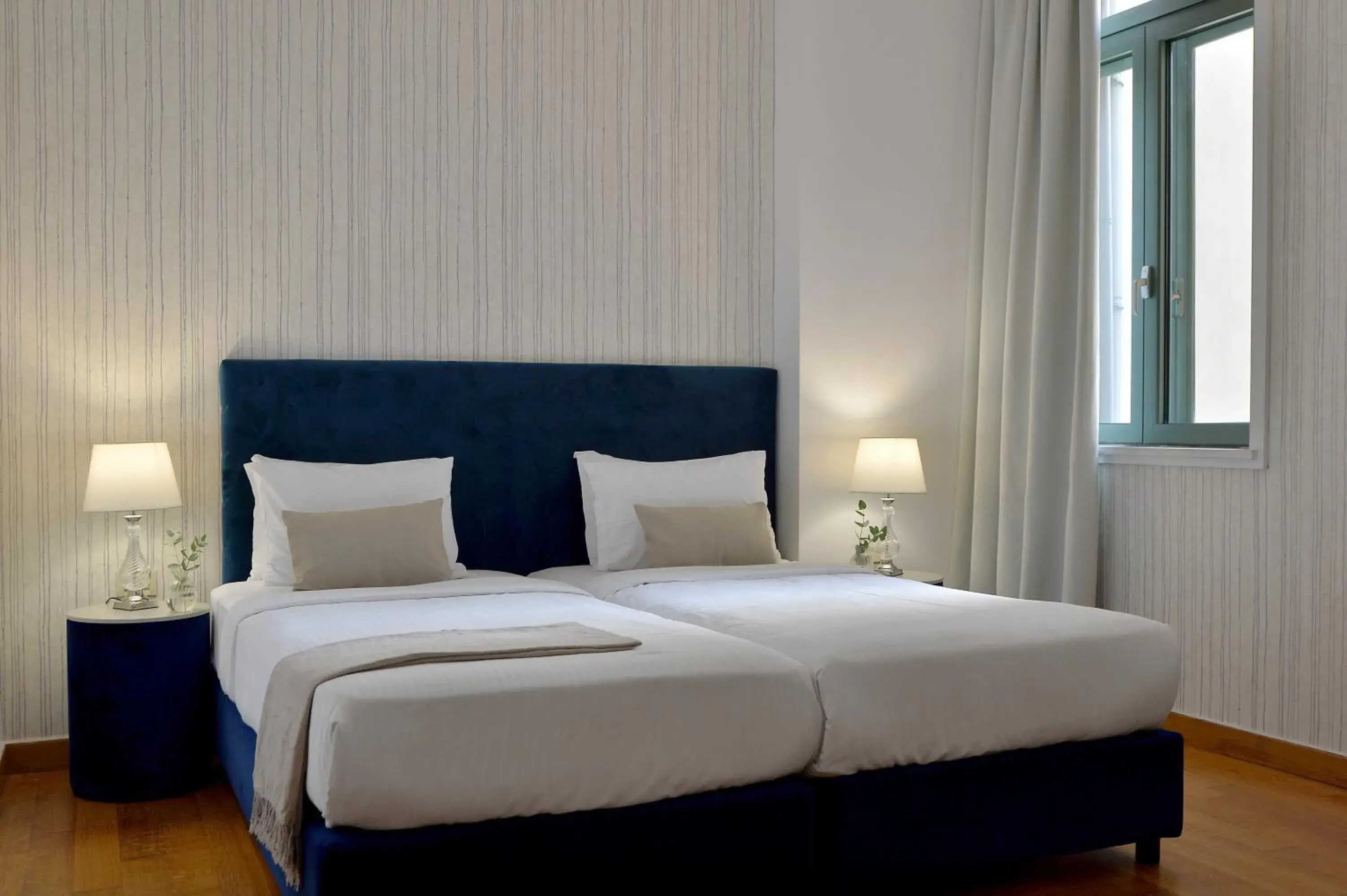 Bed in Athenaeum Eridanus Luxury Hotel