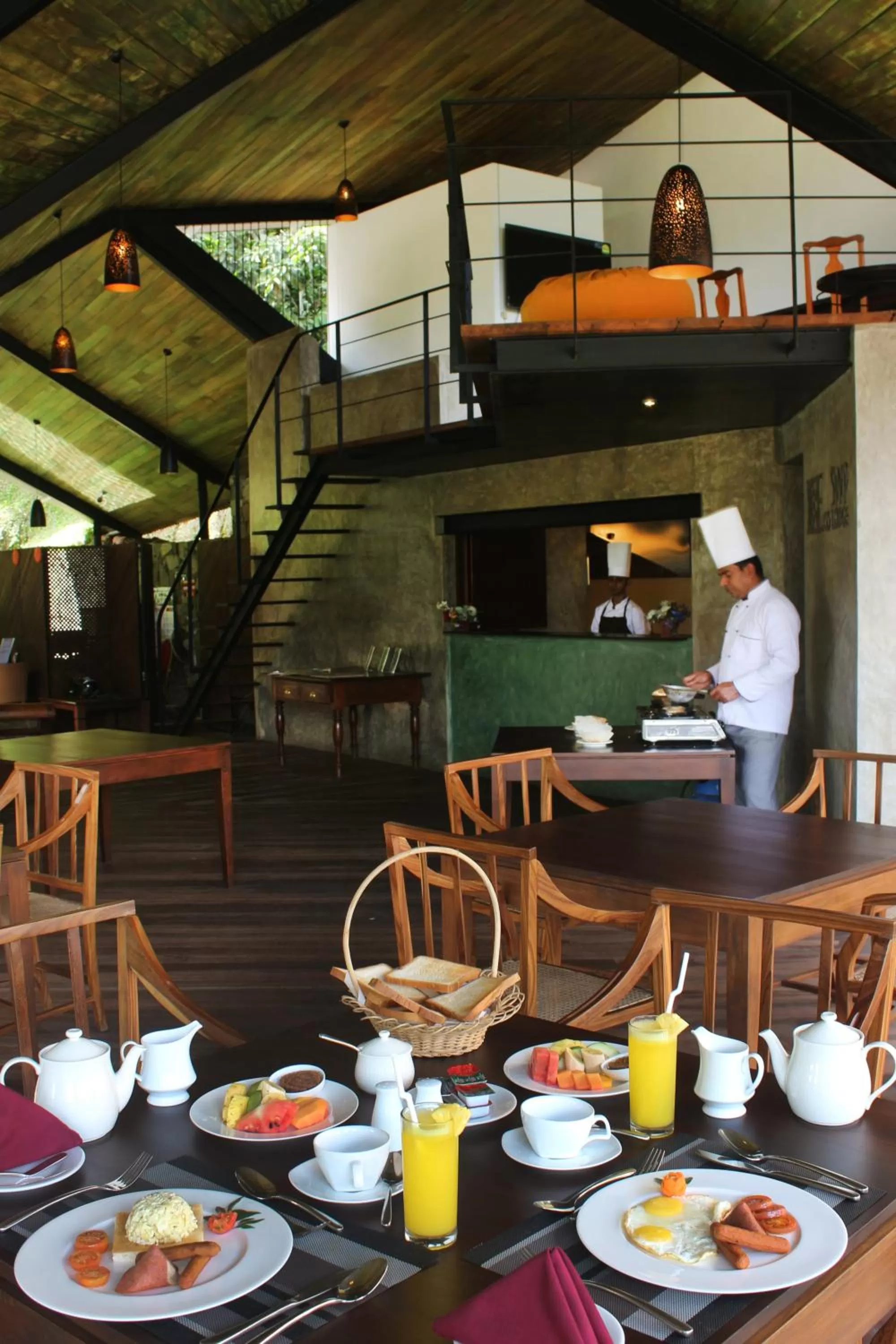 Restaurant/places to eat, Breakfast in swp eco lodge