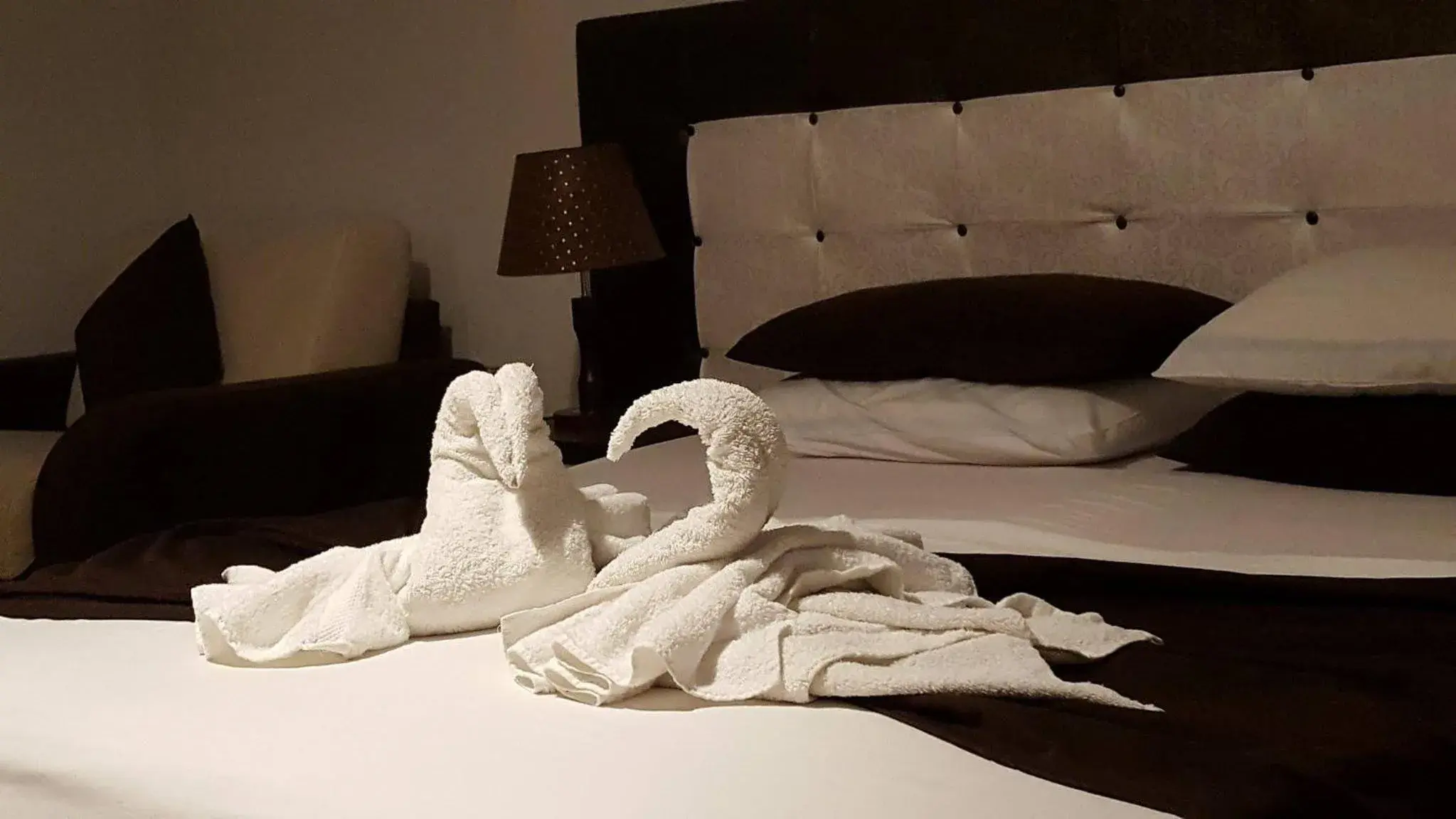 Decorative detail, Bed in Hotel Livia