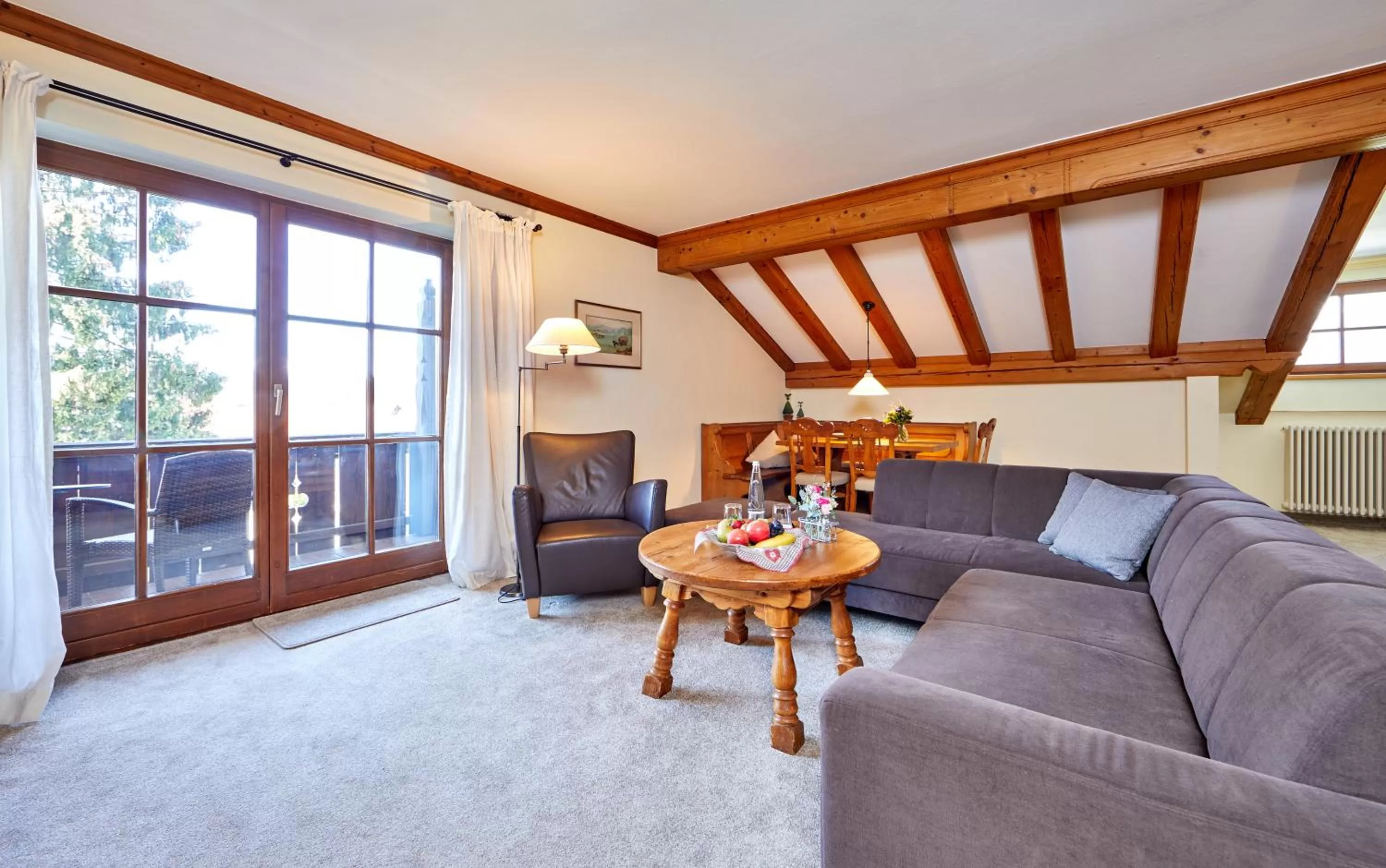 Living room in Hotel Zugspitze