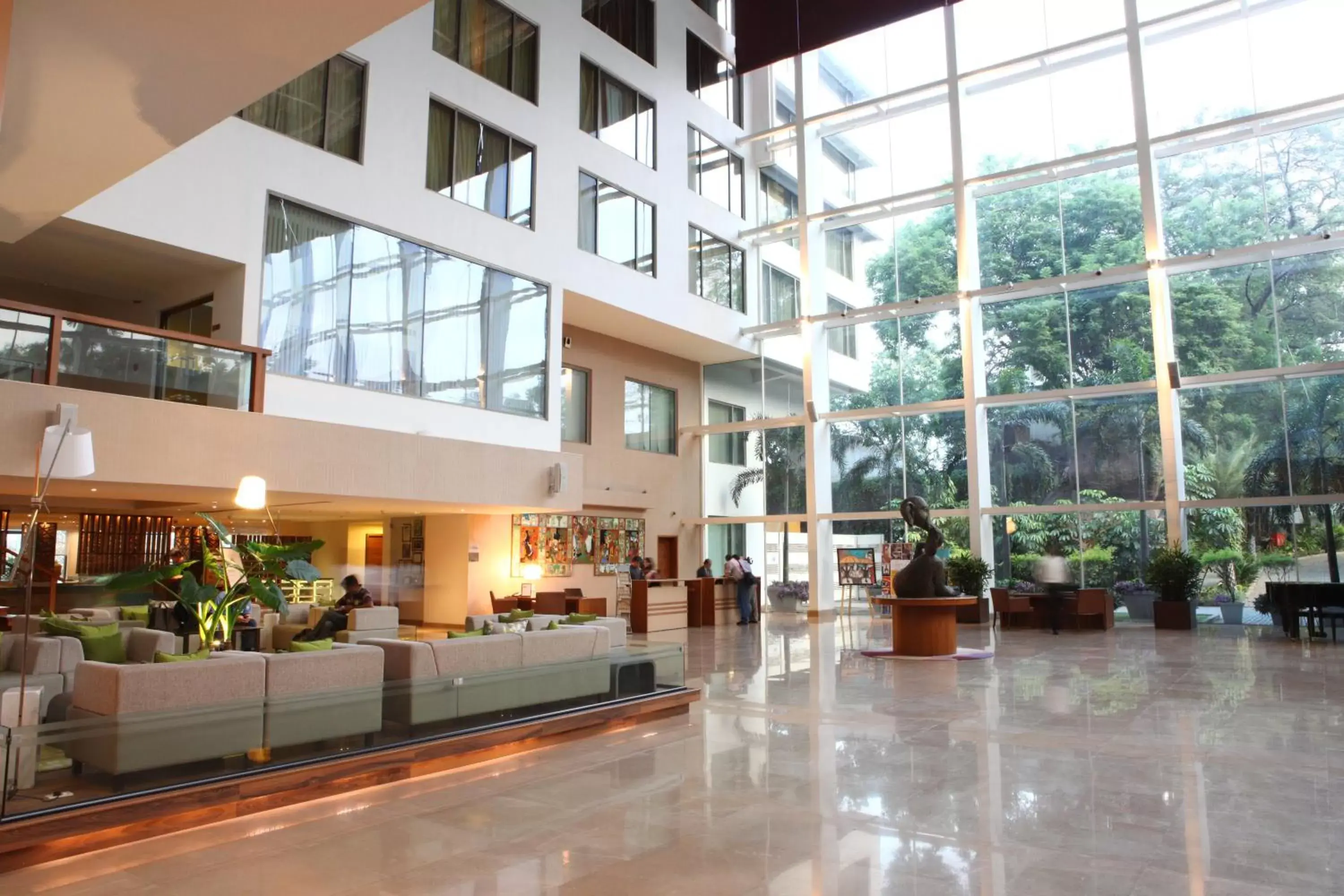 Lobby or reception in Radisson Blu Plaza Hotel Hyderabad Banjara Hills
