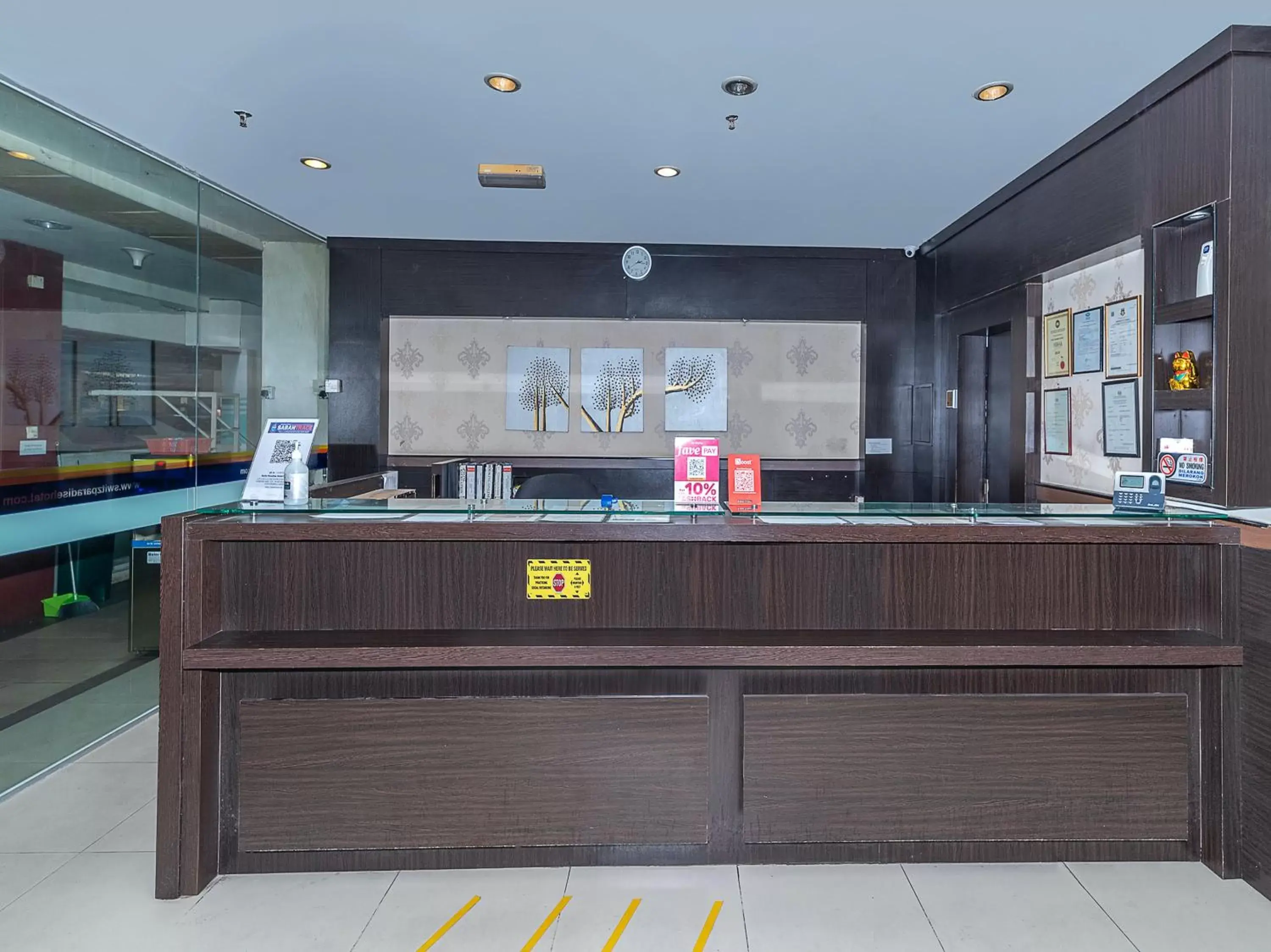 Floor plan, Lobby/Reception in Super OYO 89847 Switz Paradise Hotel