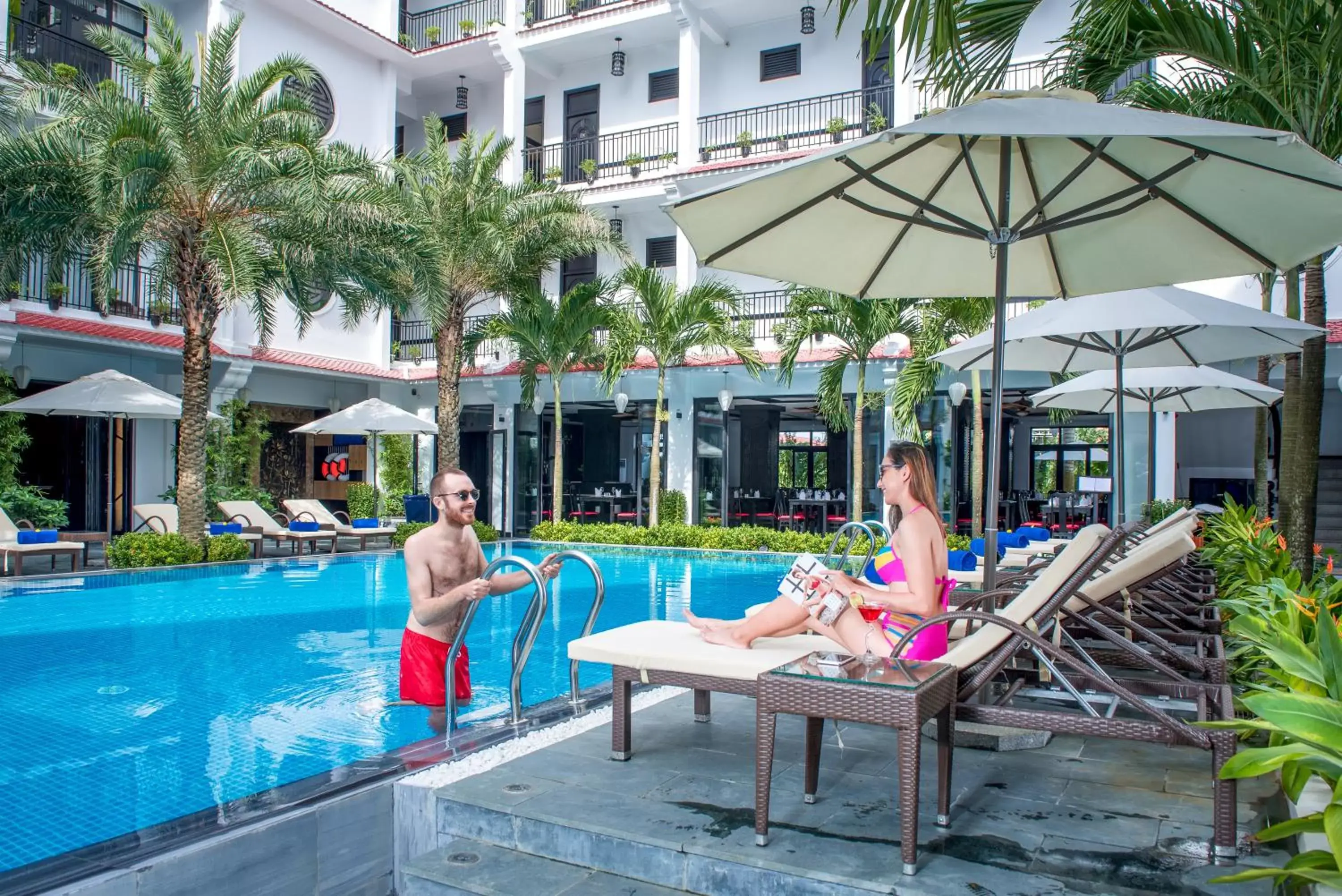 Guests, Swimming Pool in Hadana Boutique Resort HoiAn - former Belle Maison Hadana HoiAn