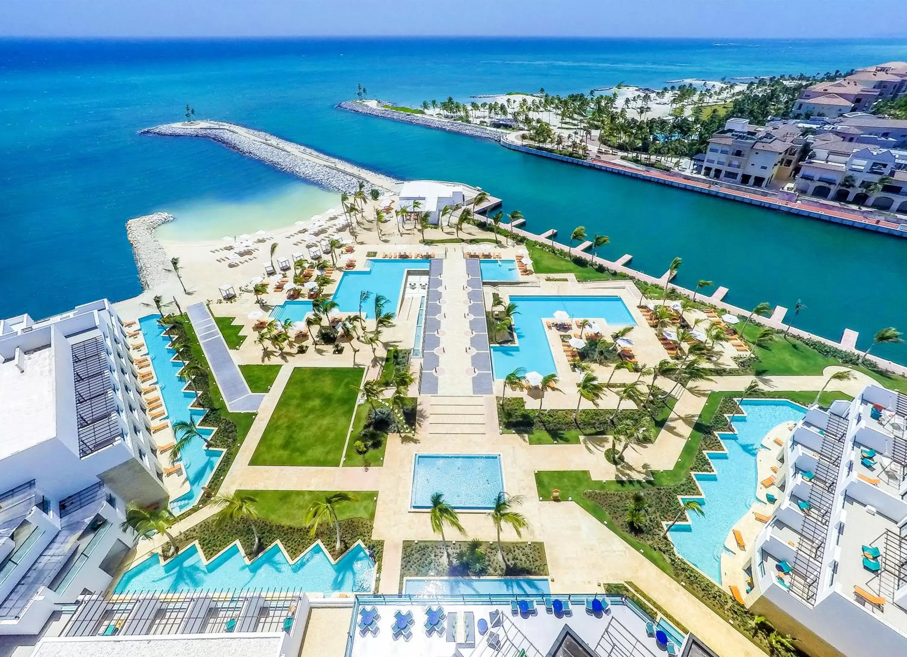 Bird's eye view in TRS Cap Cana Waterfront & Marina Hotel - Adults Only - All Inclusive Bird's eye view in TRS Cap Cana Waterfront & Marina Hotel - Adults Only - All Inclusive