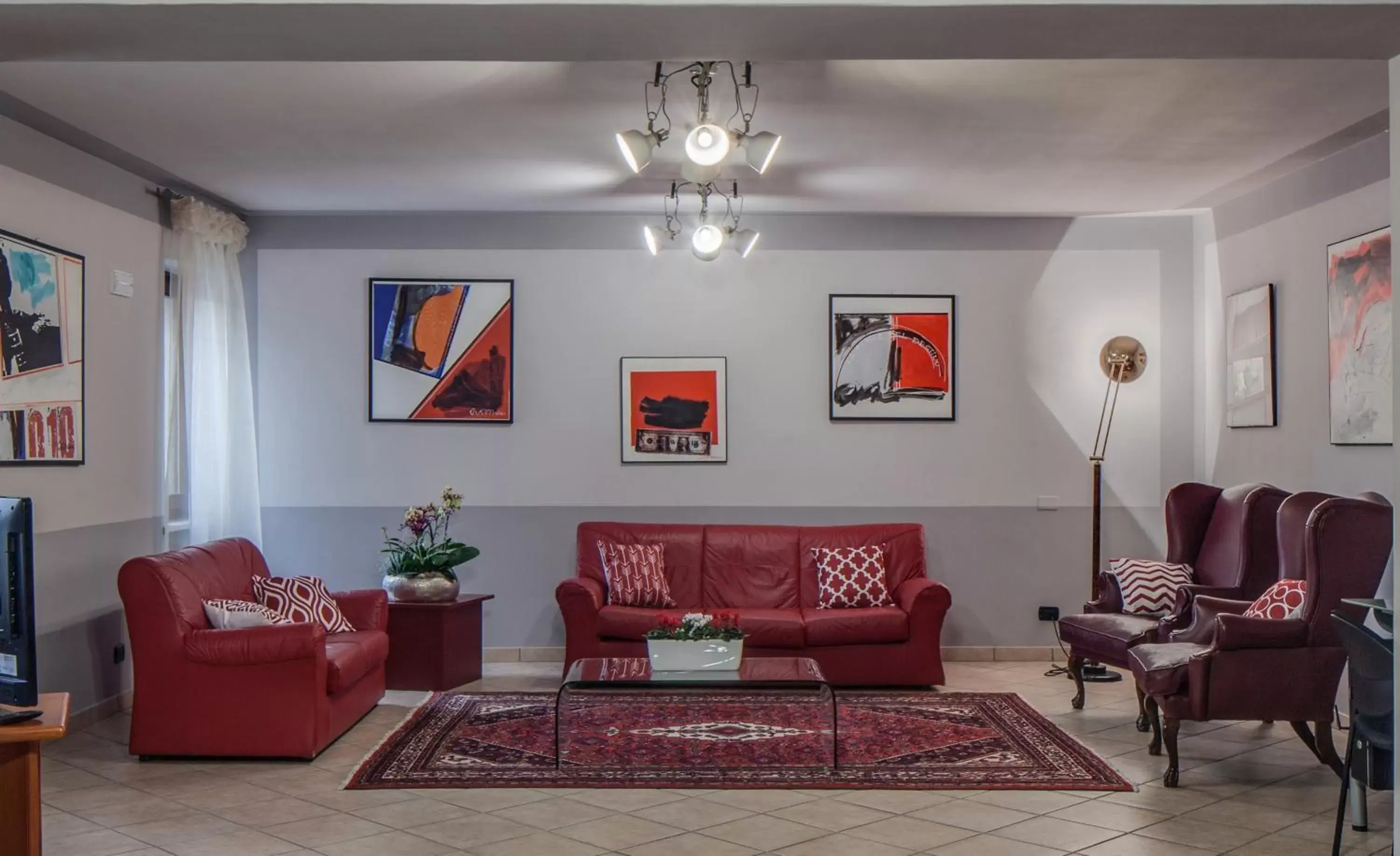 Communal lounge/ TV room, Seating Area in Hotel Gattopardo