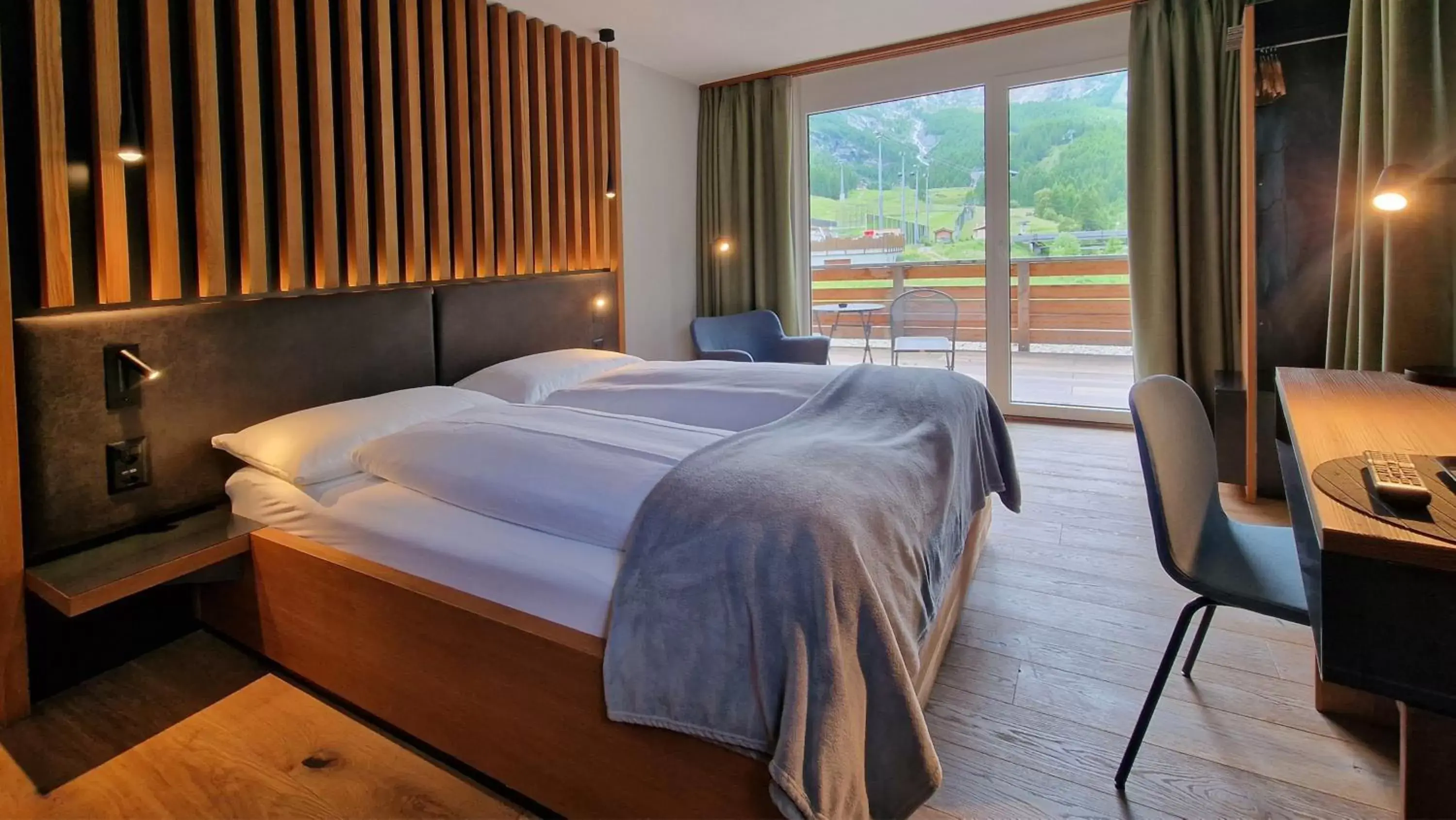 Bed in Amber Ski-in/out Hotel & Spa